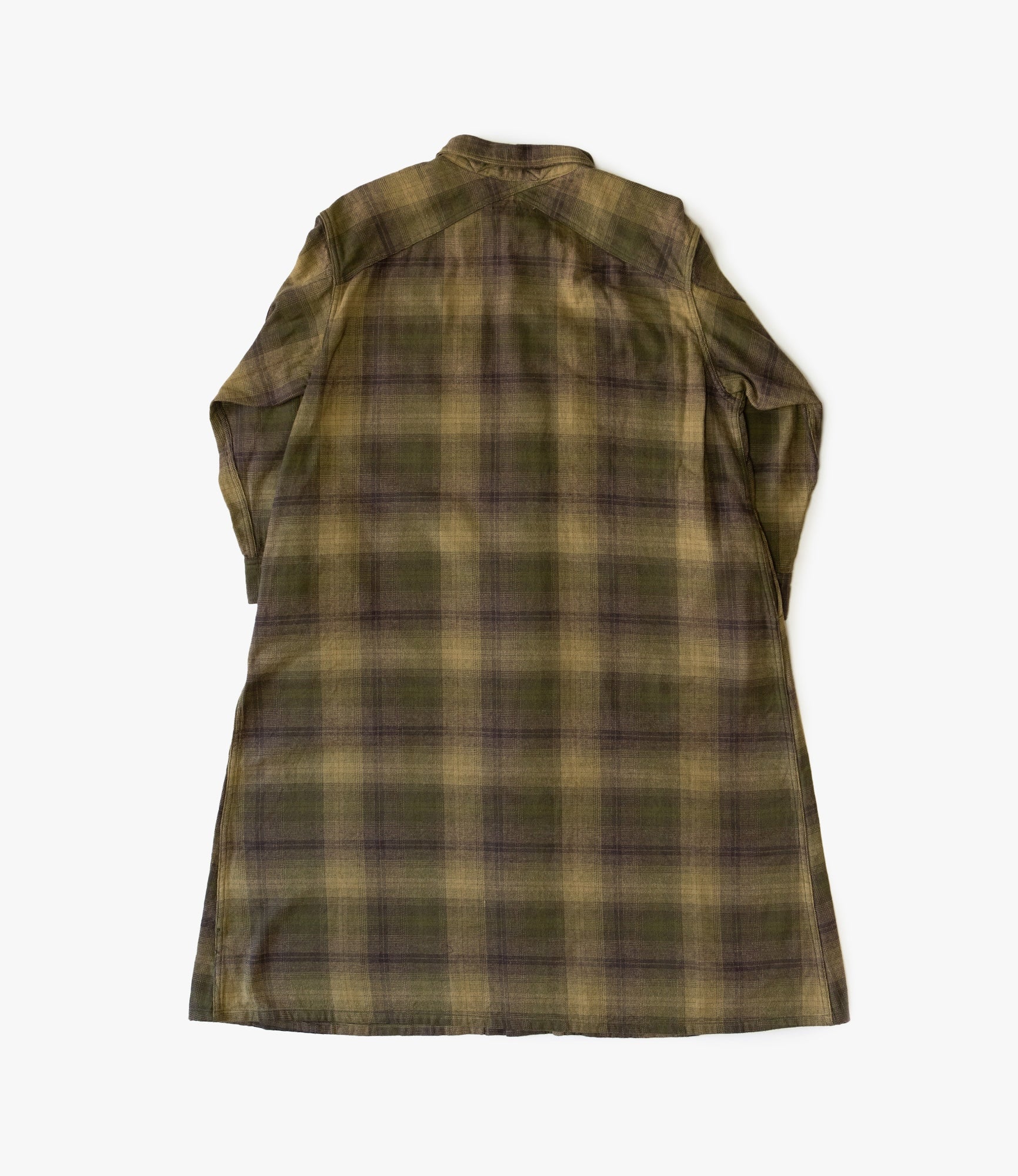Engineered Garments Blank Label M51 Dress - Olive Check Flannel – Engineered Garments Blank Label – Nepenthes London