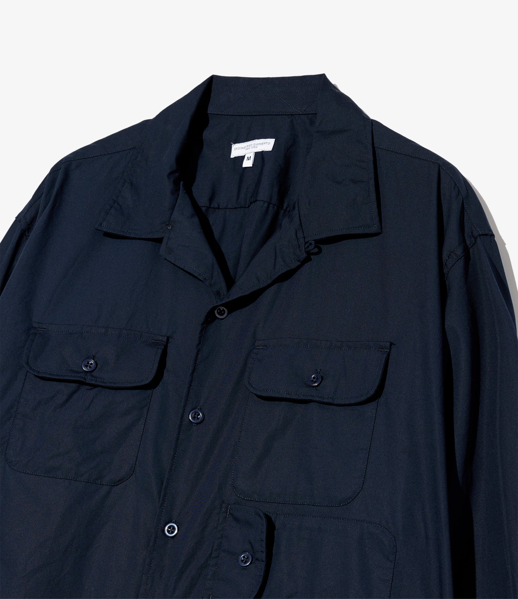 Bowling Shirt – Dark Navy Broadcloth