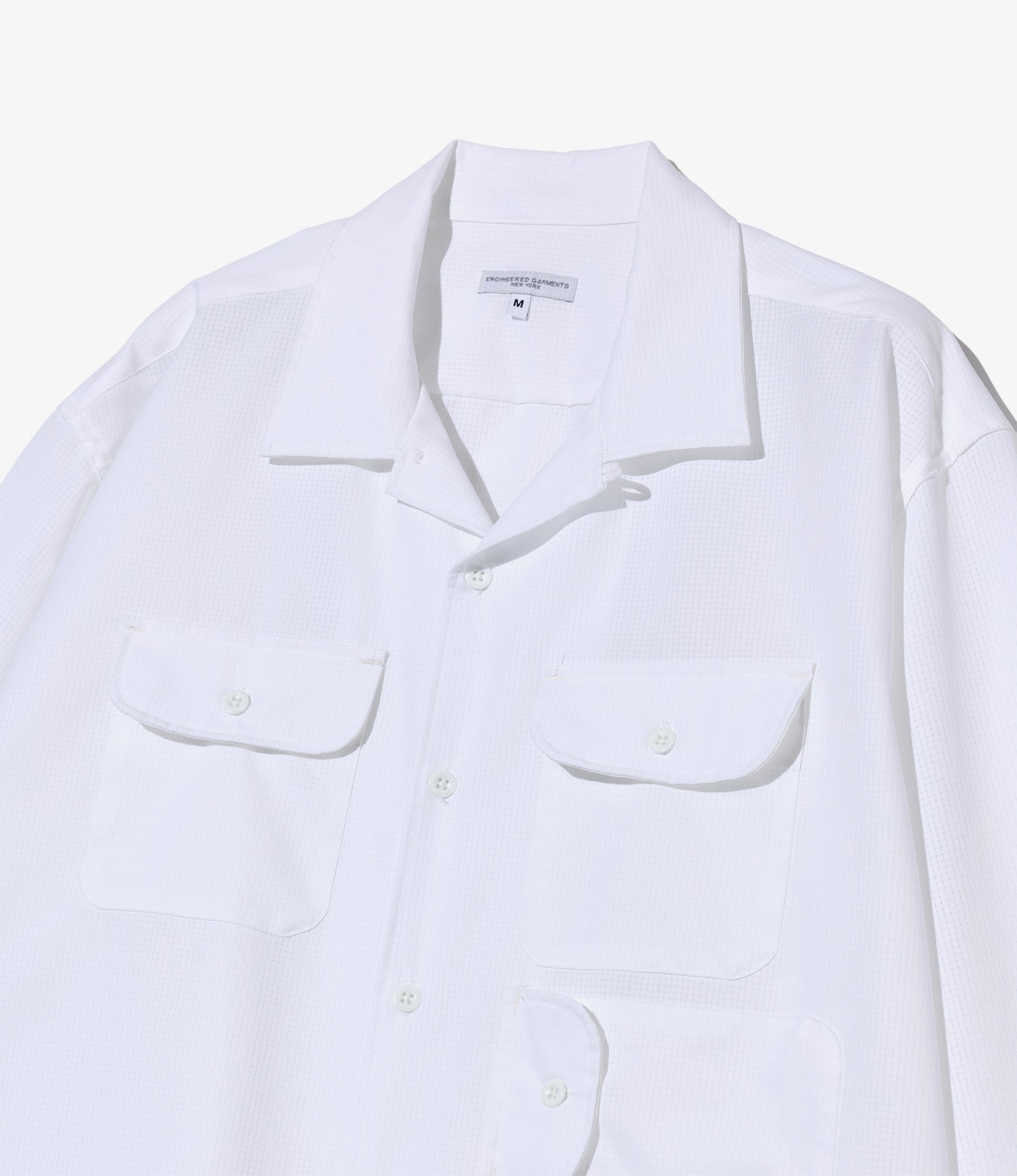 Bowling Shirt – White Mesh