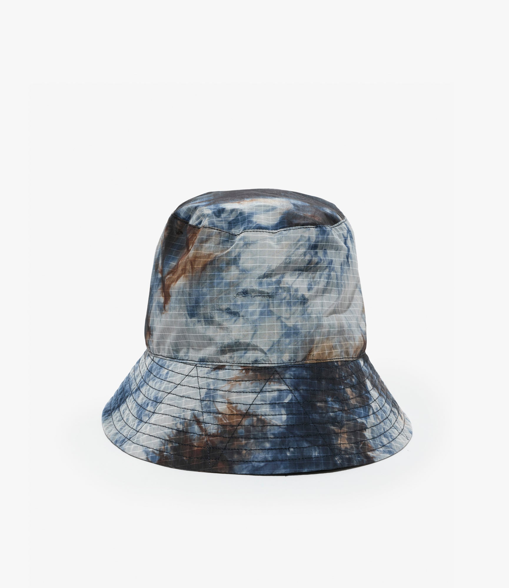 Bucket Hat – Navy Tie Dye Ripstop Nylon