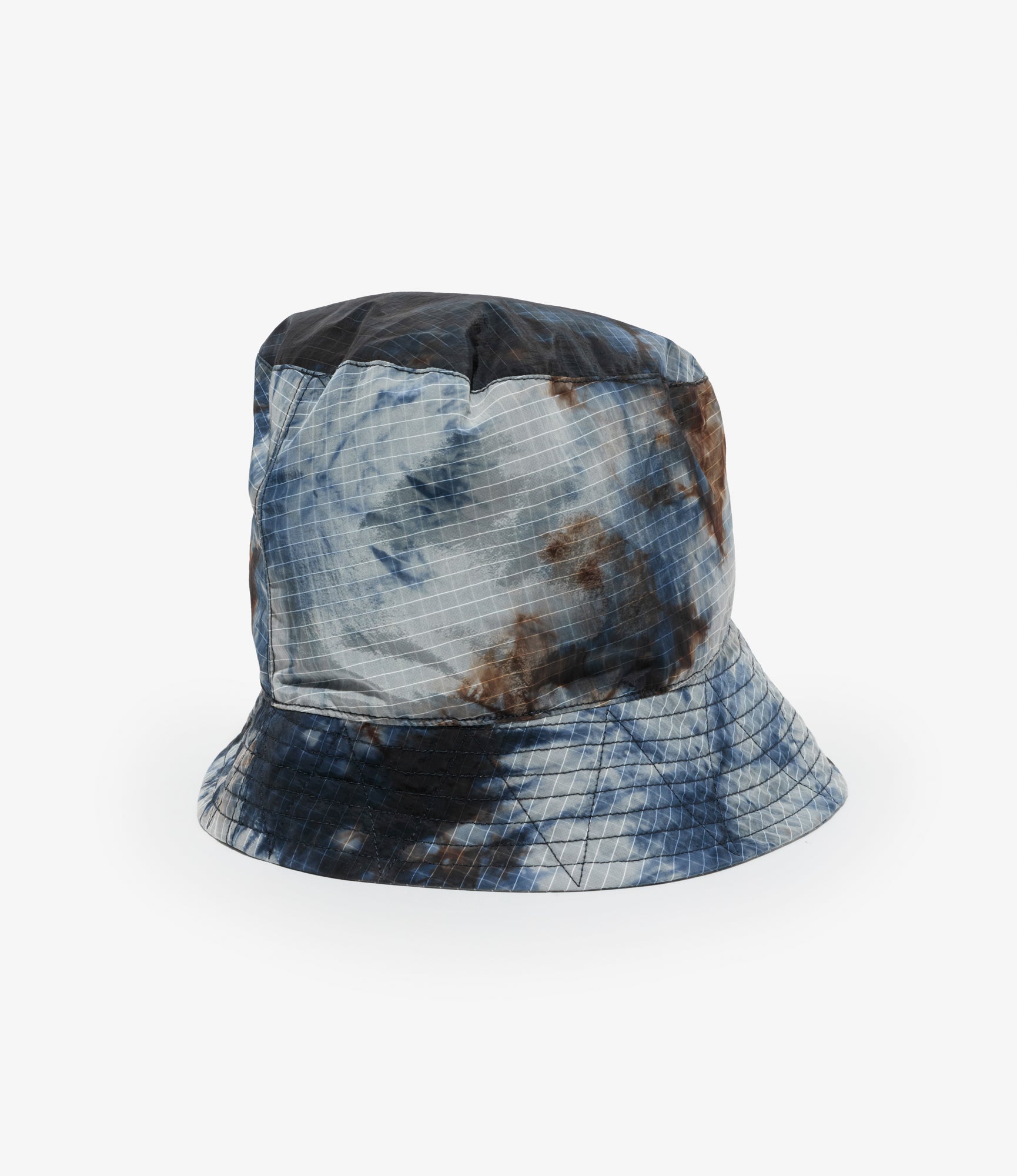 Bucket Hat – Navy Tie Dye Ripstop Nylon