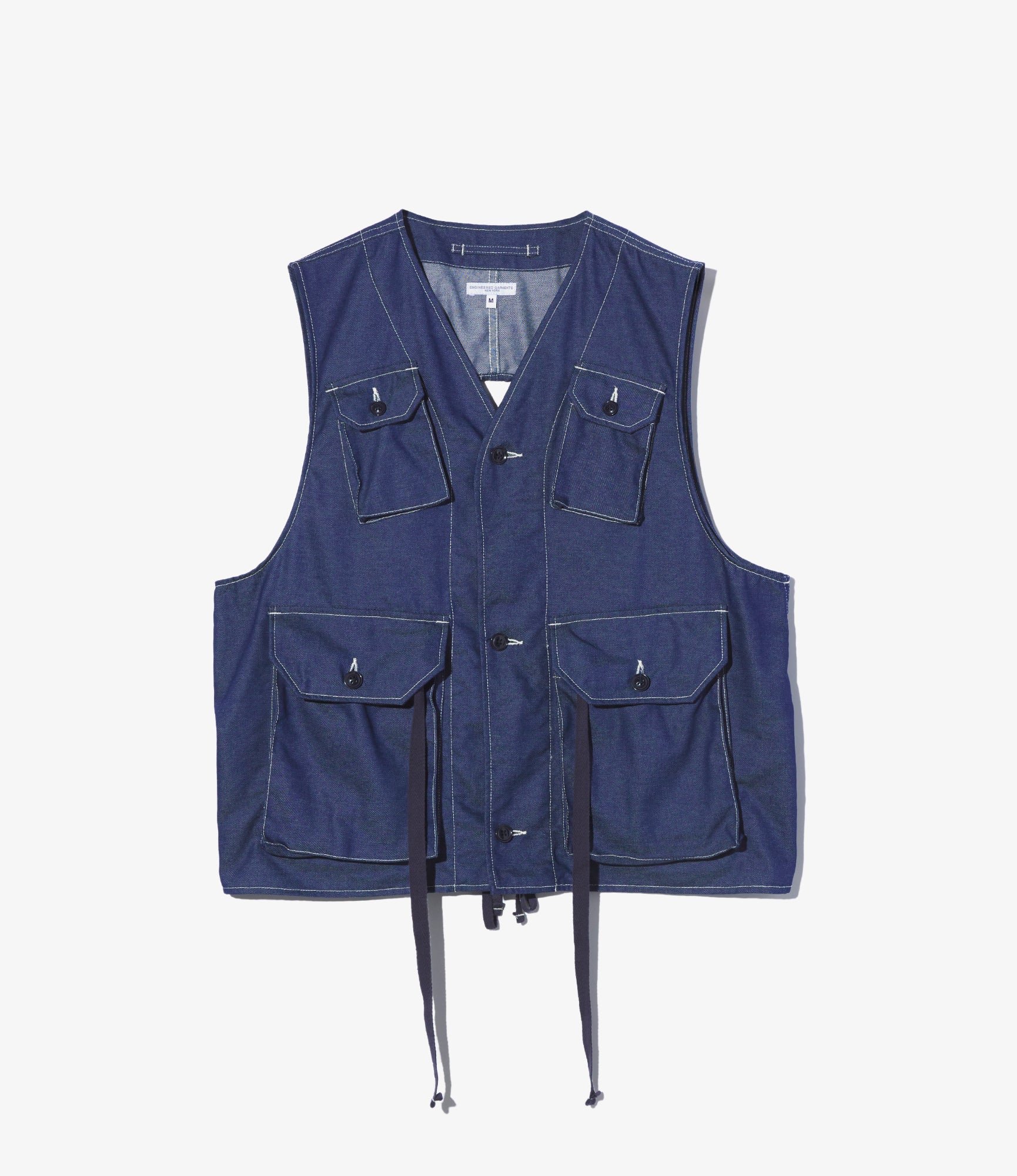 C-1 Vest – Indigo Cotton/Poly Denim