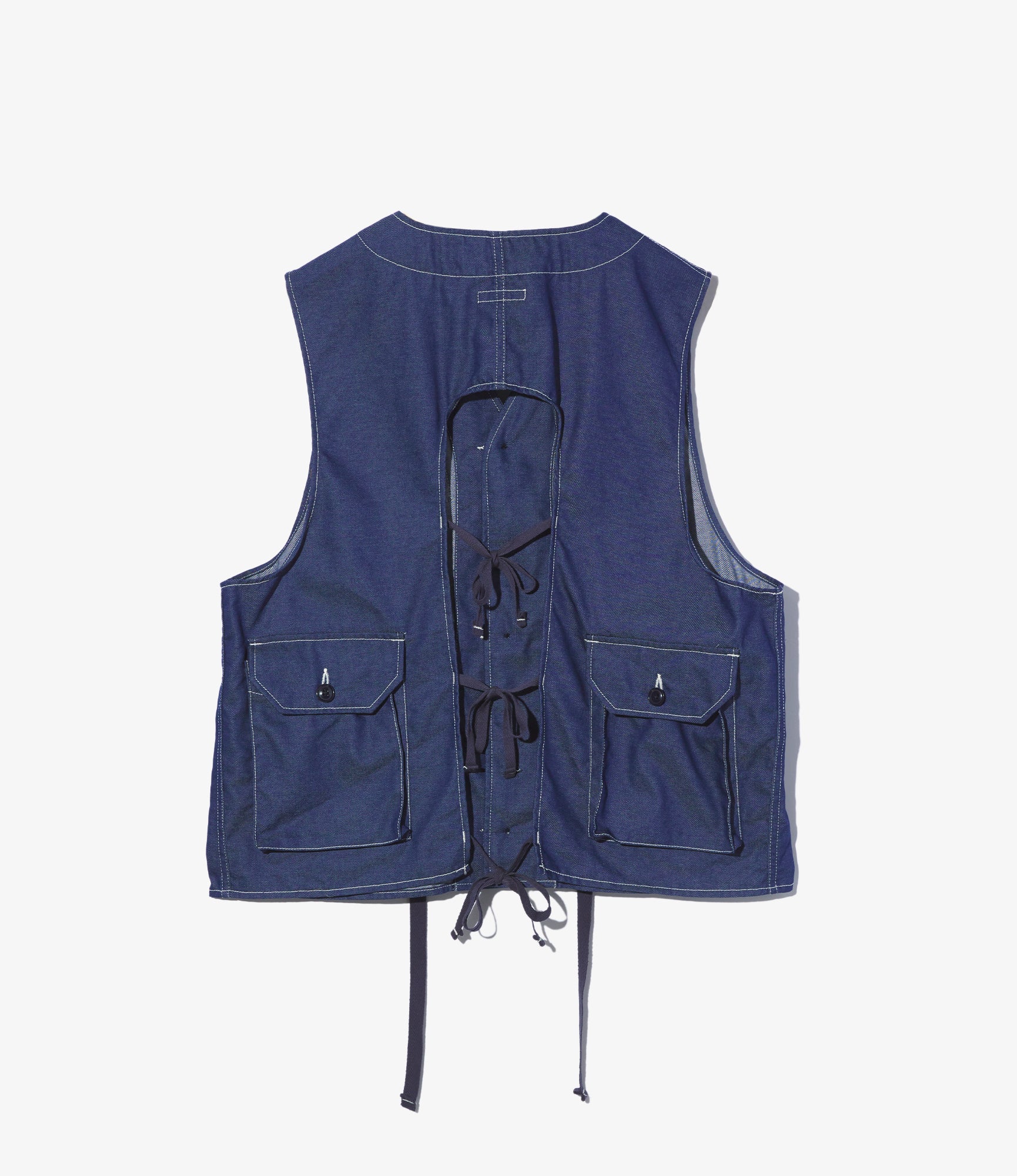 C-1 Vest – Indigo Cotton/Poly Denim