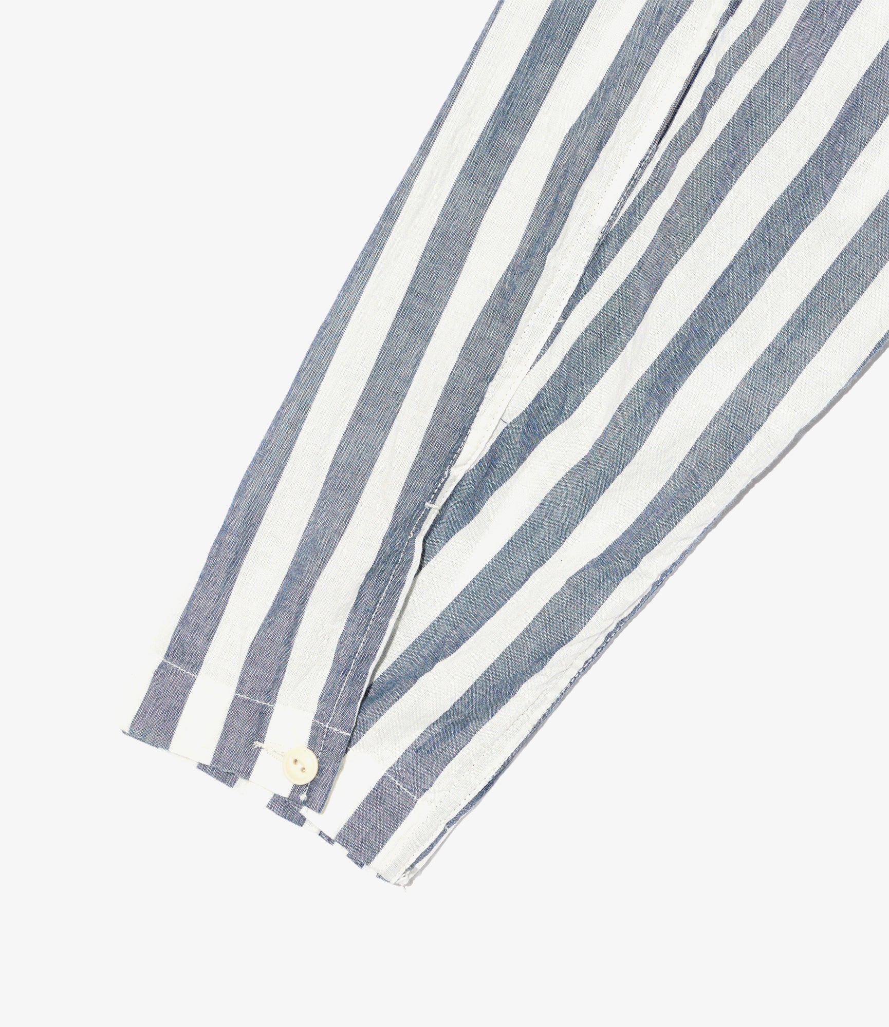Cagoule Shirt – Blue/White Striped Chambray