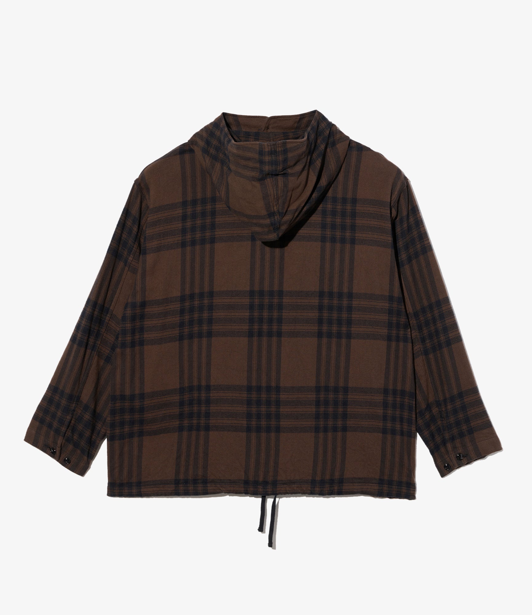 Cagoule Shirt – Brown/Black Plaid Flannel