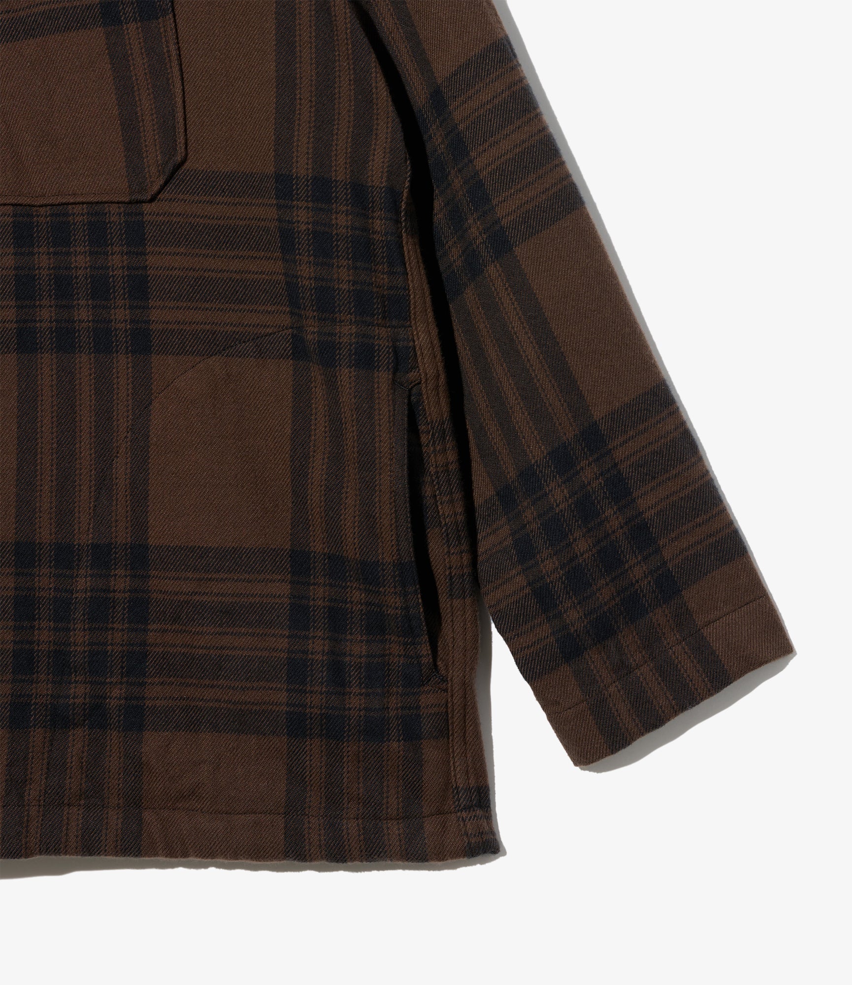 Cagoule Shirt – Brown/Black Plaid Flannel