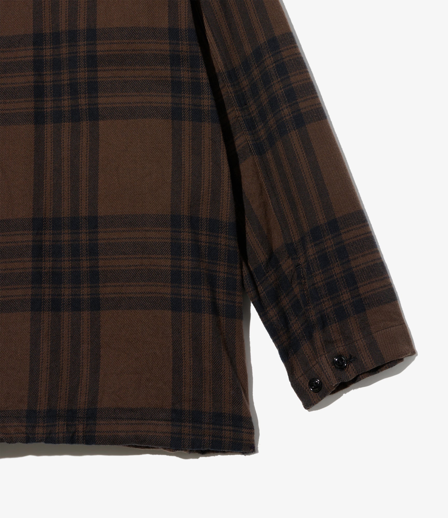 Cagoule Shirt – Brown/Black Plaid Flannel