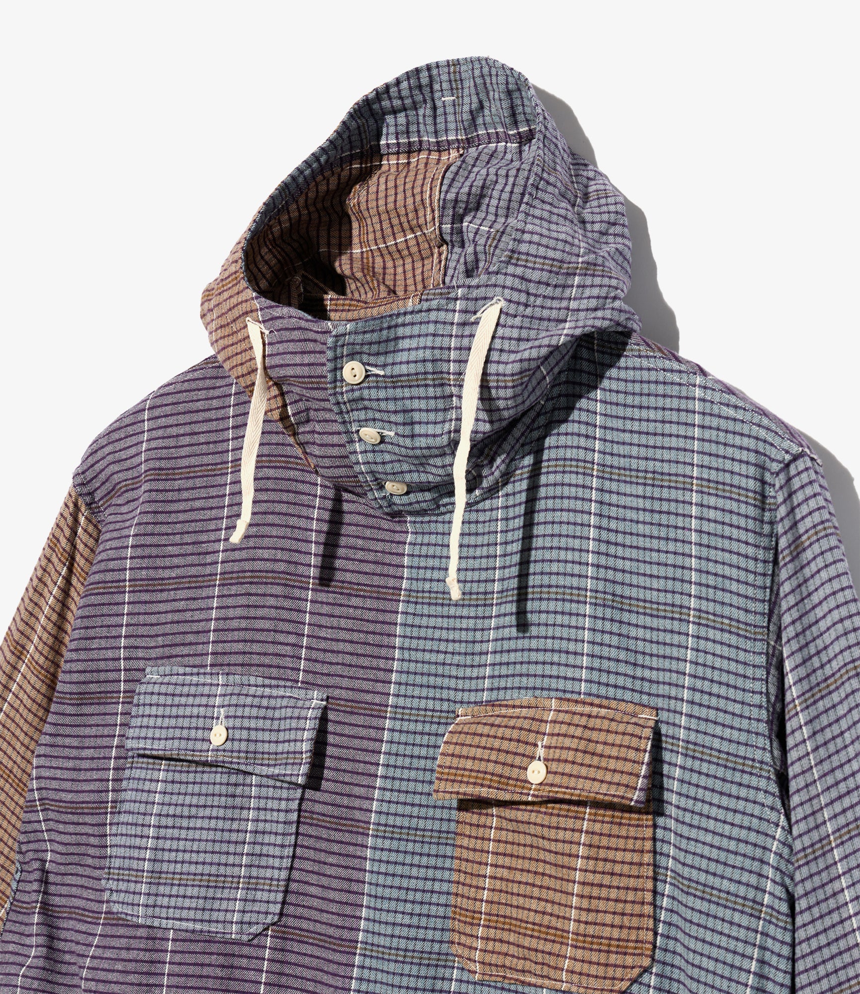 Cagoule Shirt – Multicolour Block Check