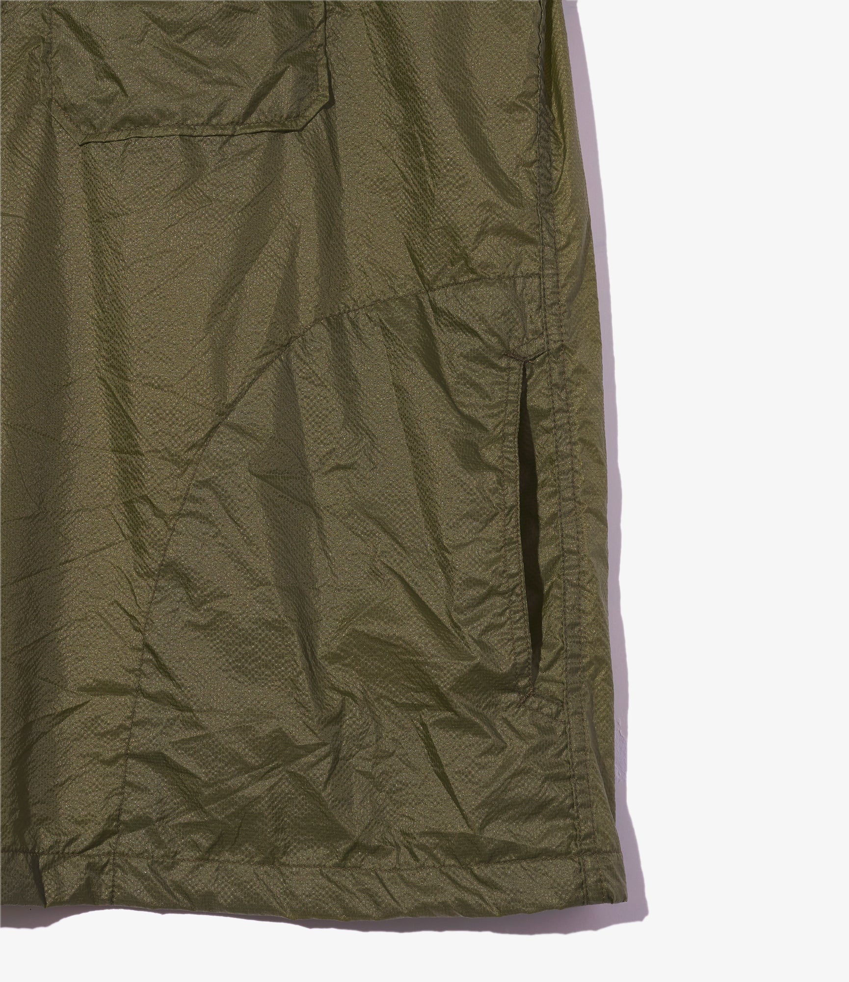 Cagoule Shirt – Olive Micro Ripstop Nylon