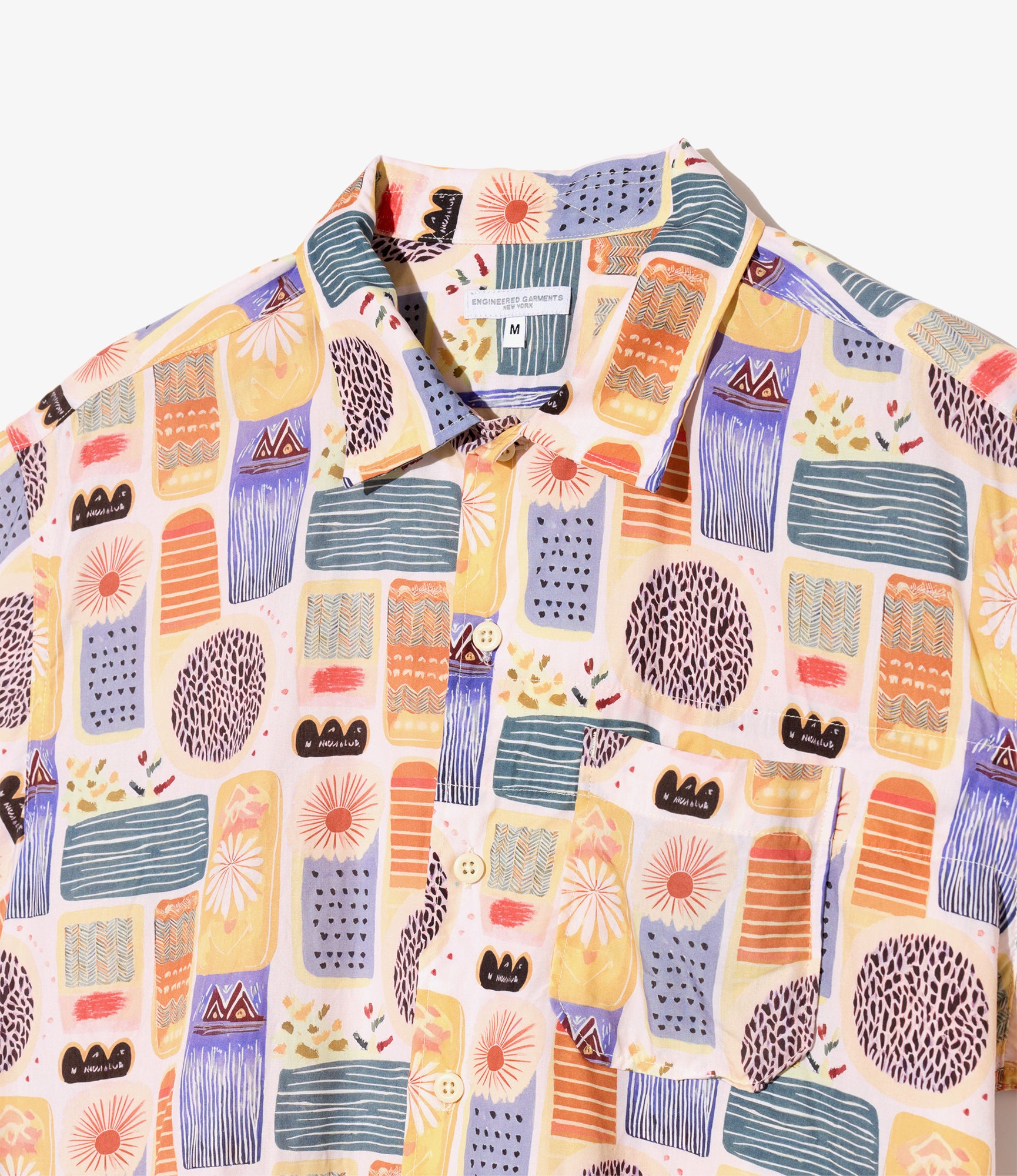 Camp Shirt – Jamaican Print Tencel