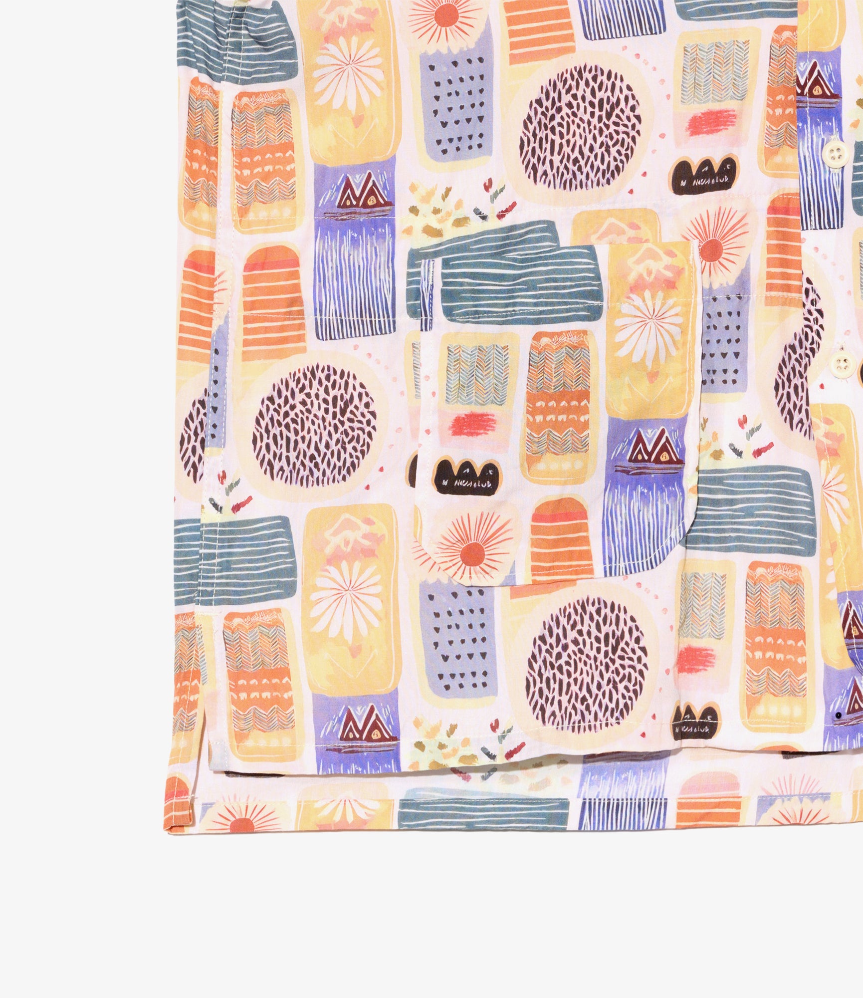 Camp Shirt – Jamaican Print Tencel