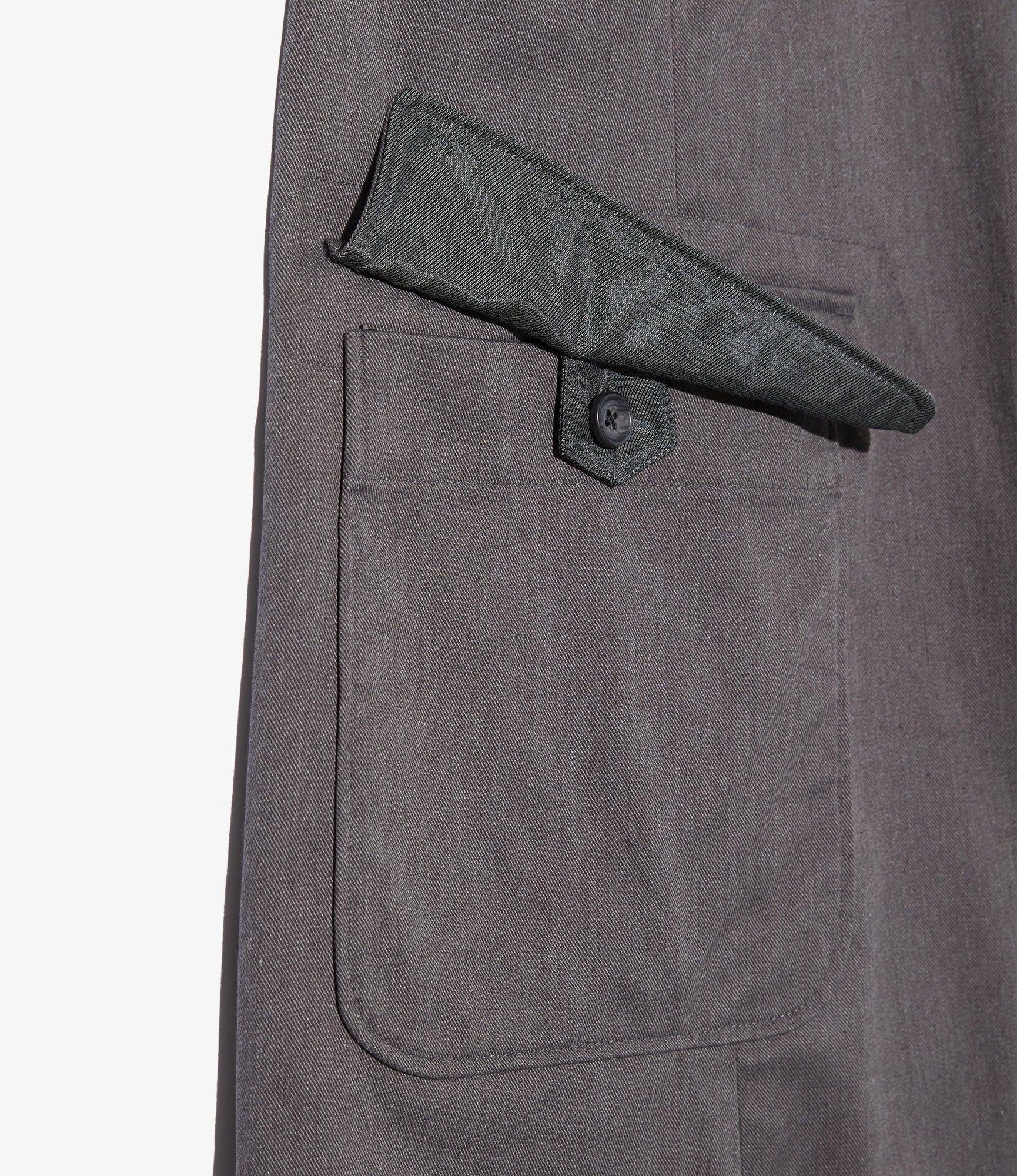 Chester Coat – Grey Tanker Twill
