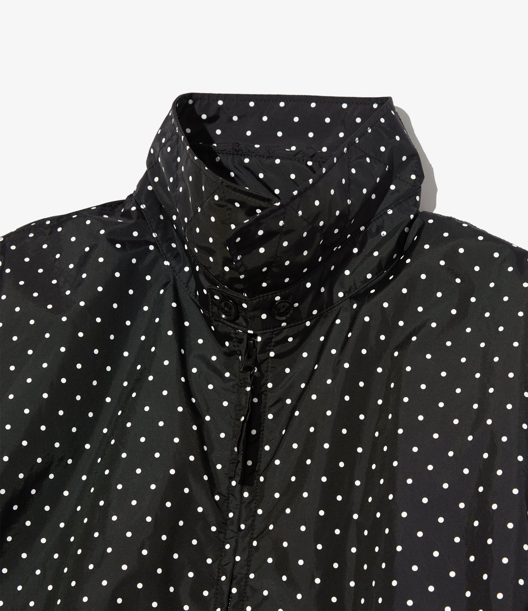 Claigton Jacket – Black Polka Dot Taffeta