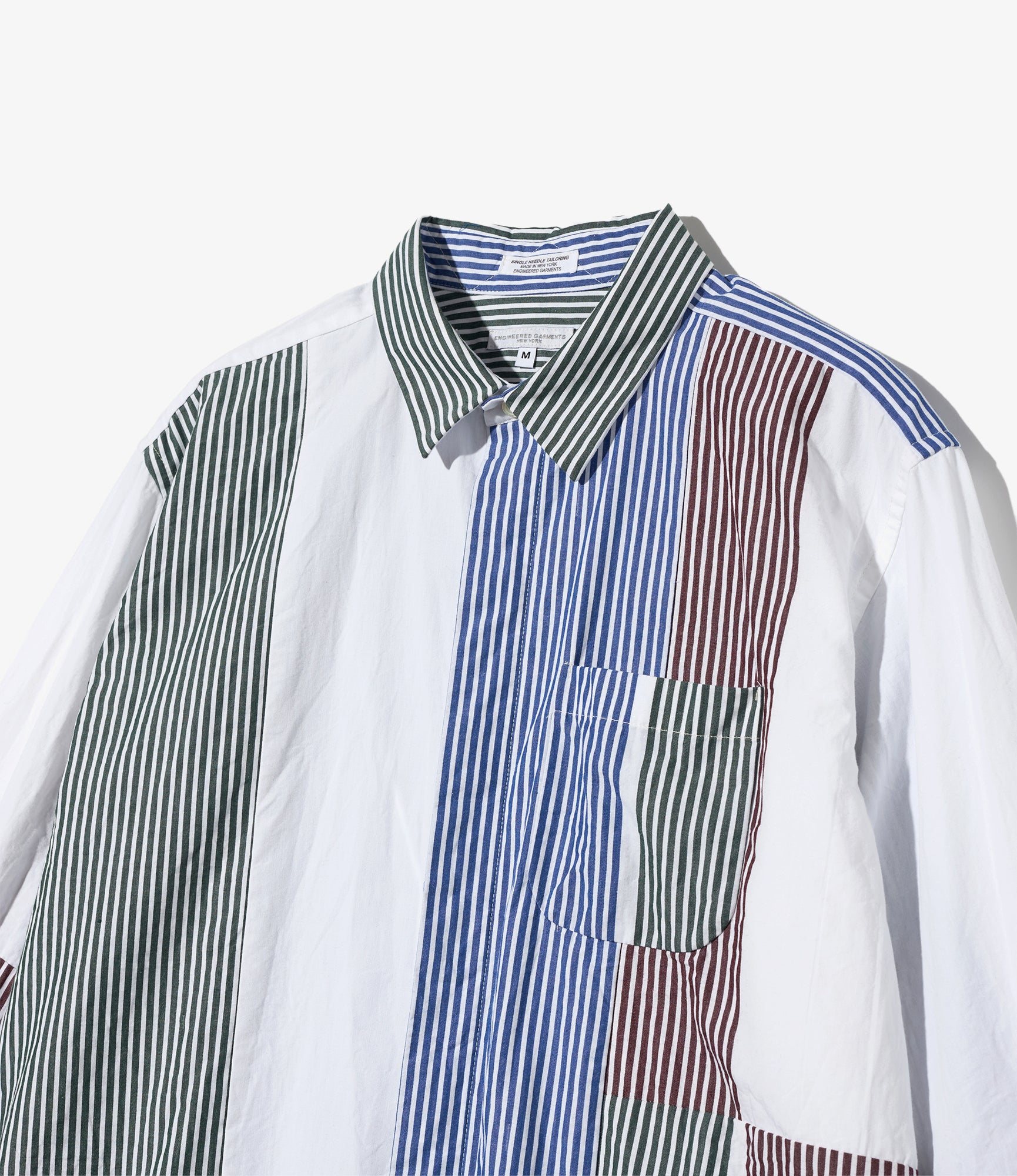 Combo Short Collar Shirt – Multicolour Stripe