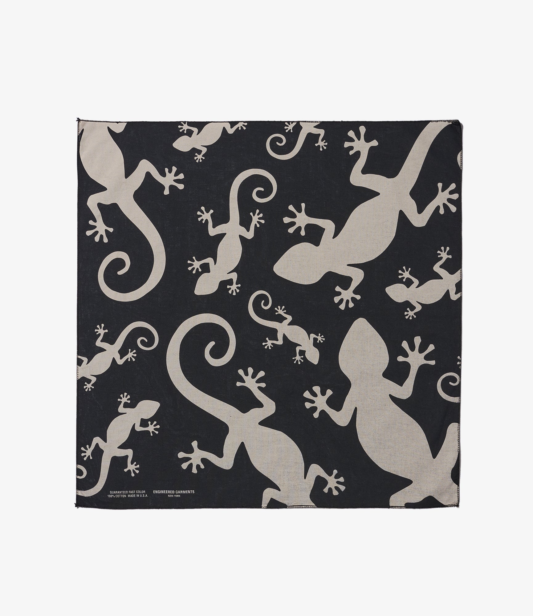 Cotton Bandana – Gecko Print