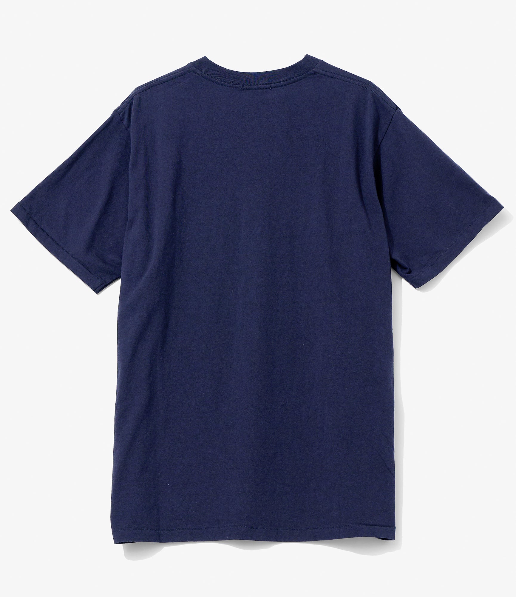 Cross Neck Pocket T-Shirt – Navy