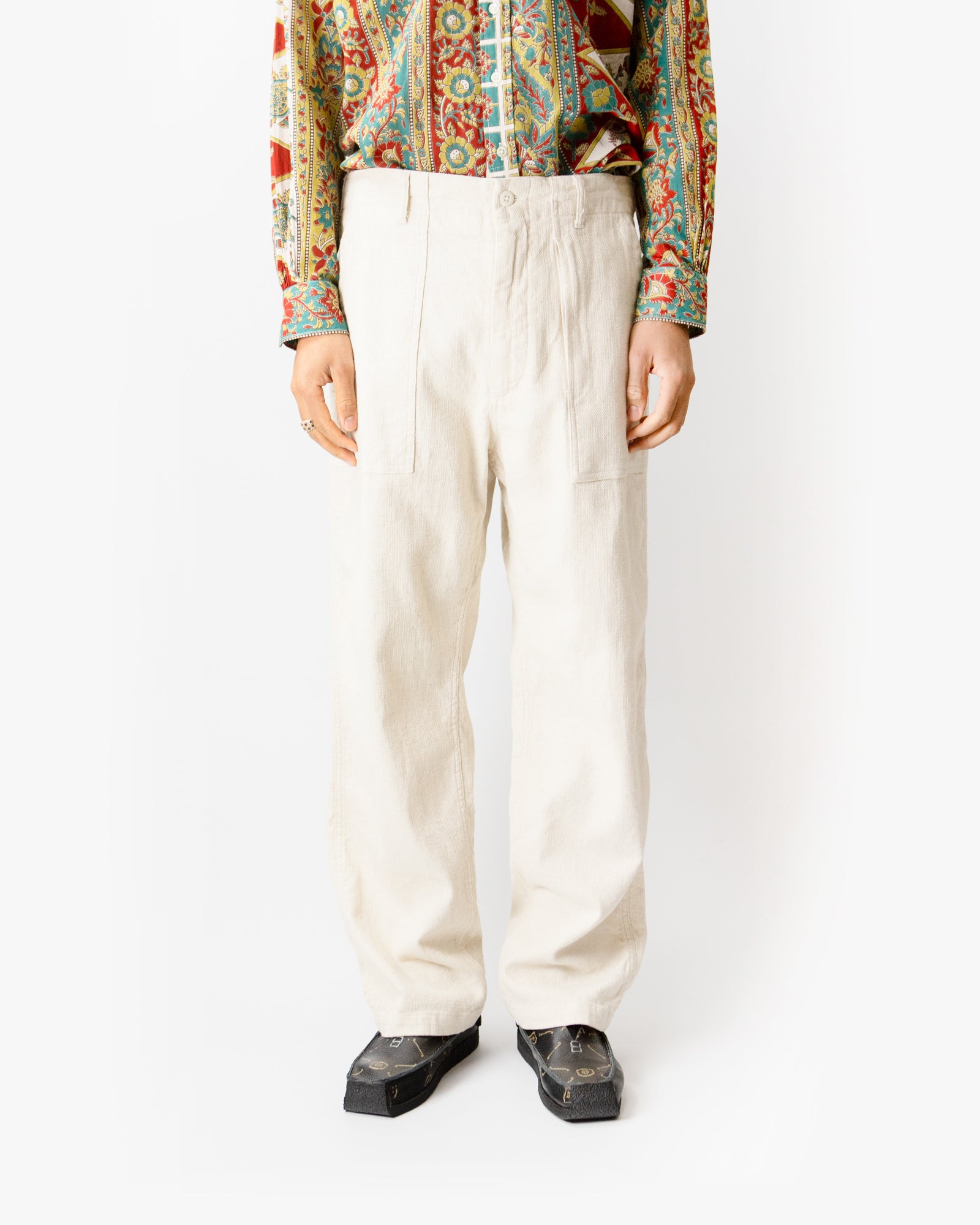 Fatigue Pant – Natural Cotton/Linen Java Cloth