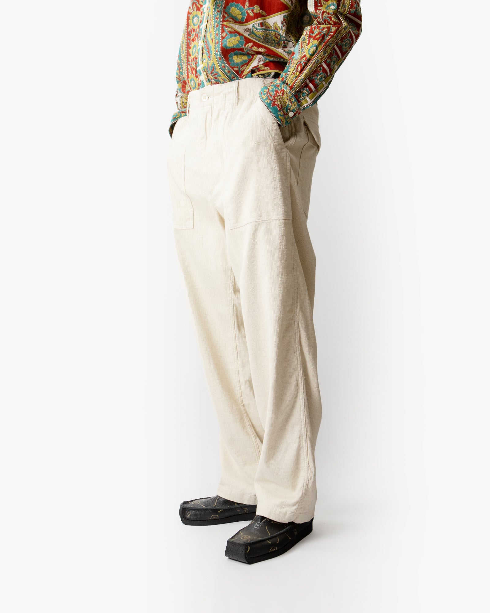 Fatigue Pant – Natural Cotton/Linen Java Cloth