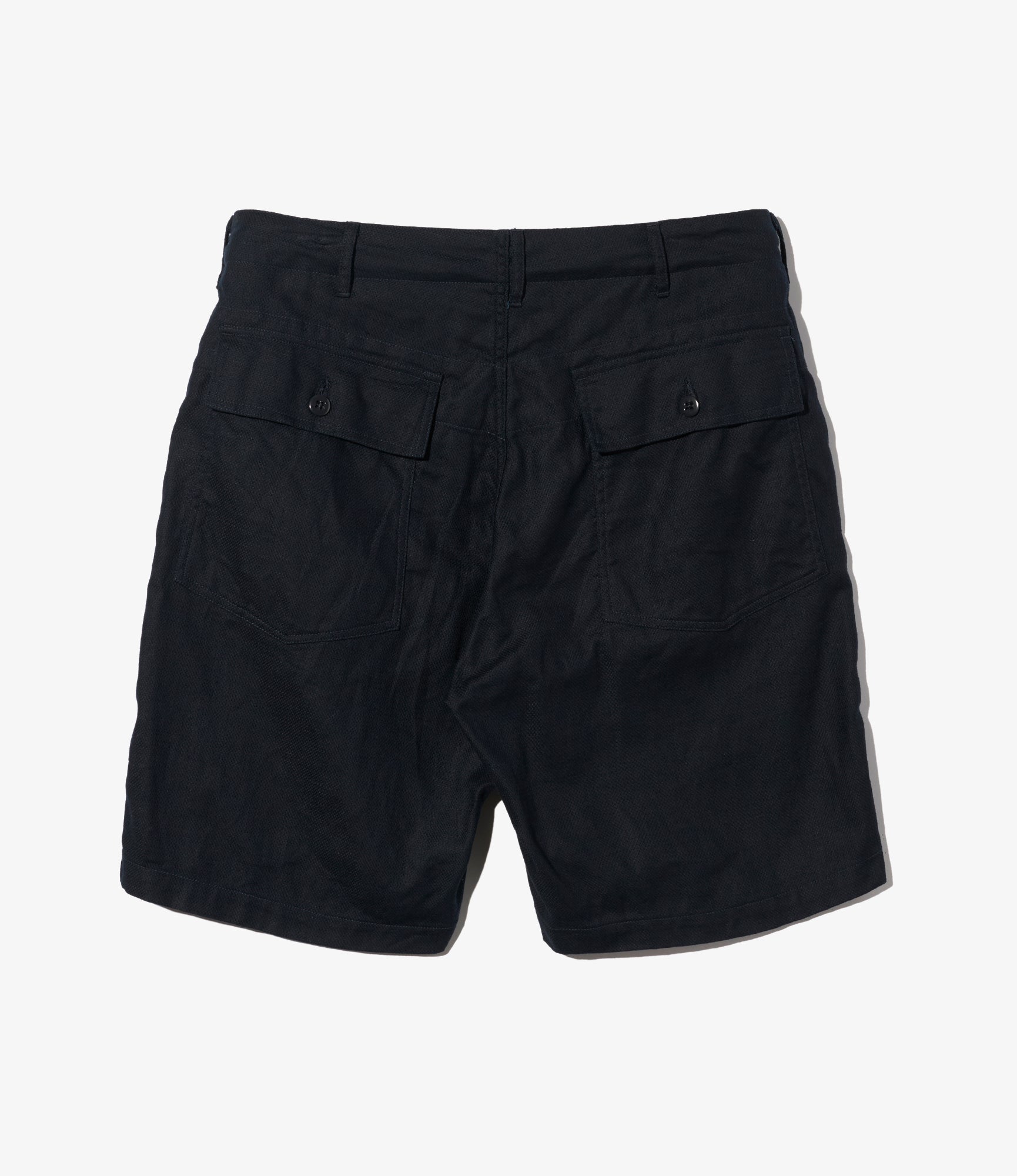 Fatigue Short – Dark Navy Cotton/Linen Java Cloth