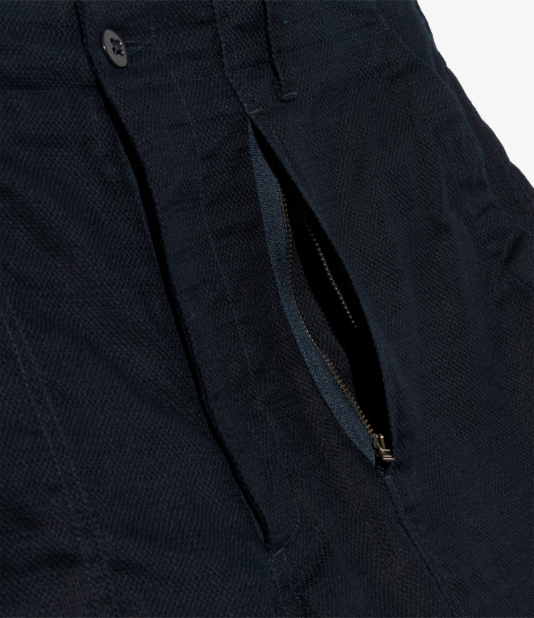 Fatigue Short – Dark Navy Cotton/Linen Java Cloth