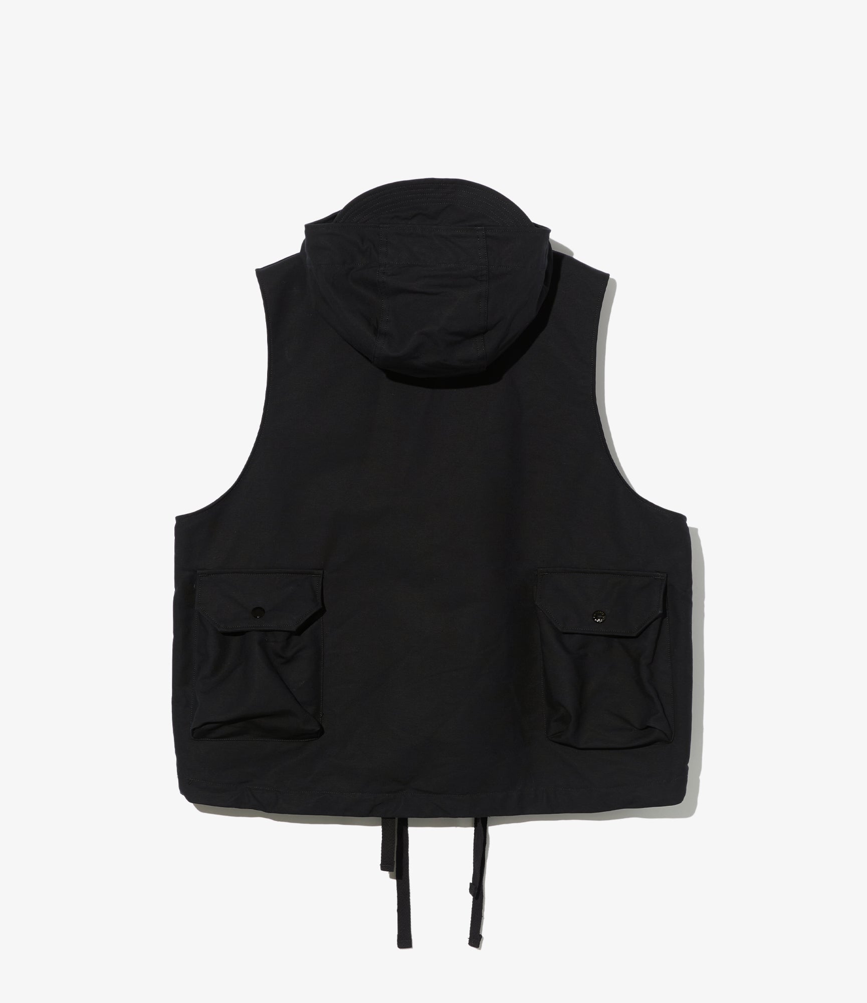 Field Vest – Black Double Cloth
