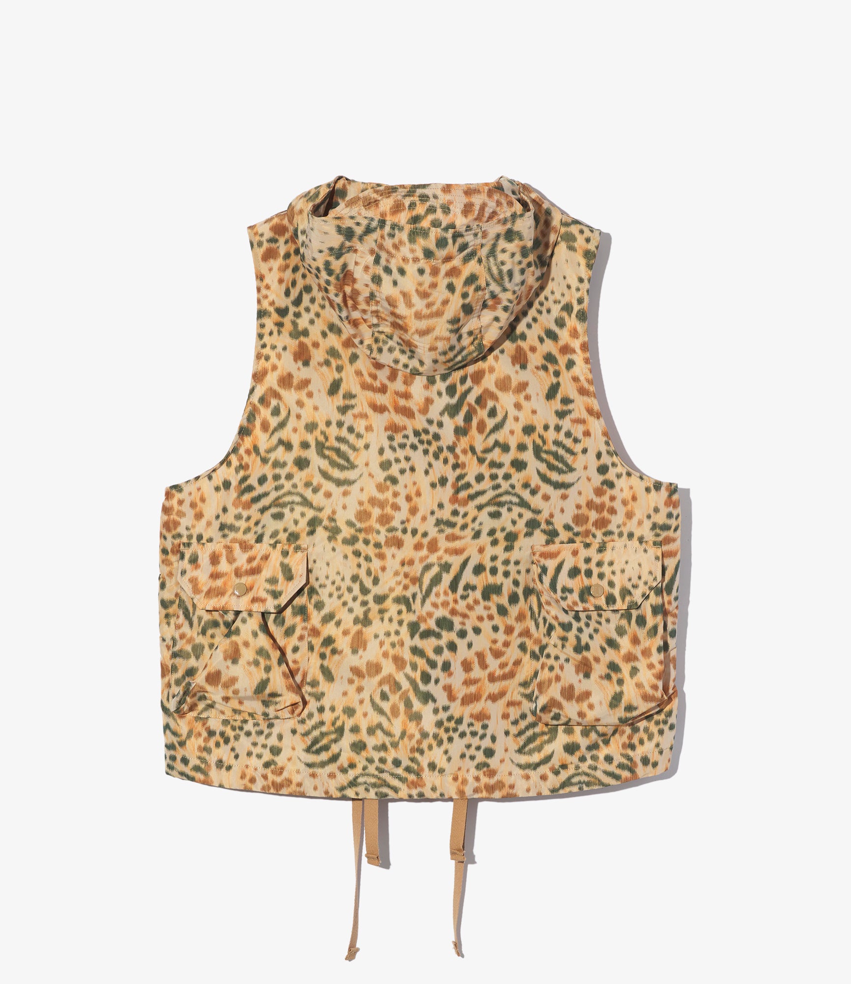 Field Vest – Leopard Print Polyester