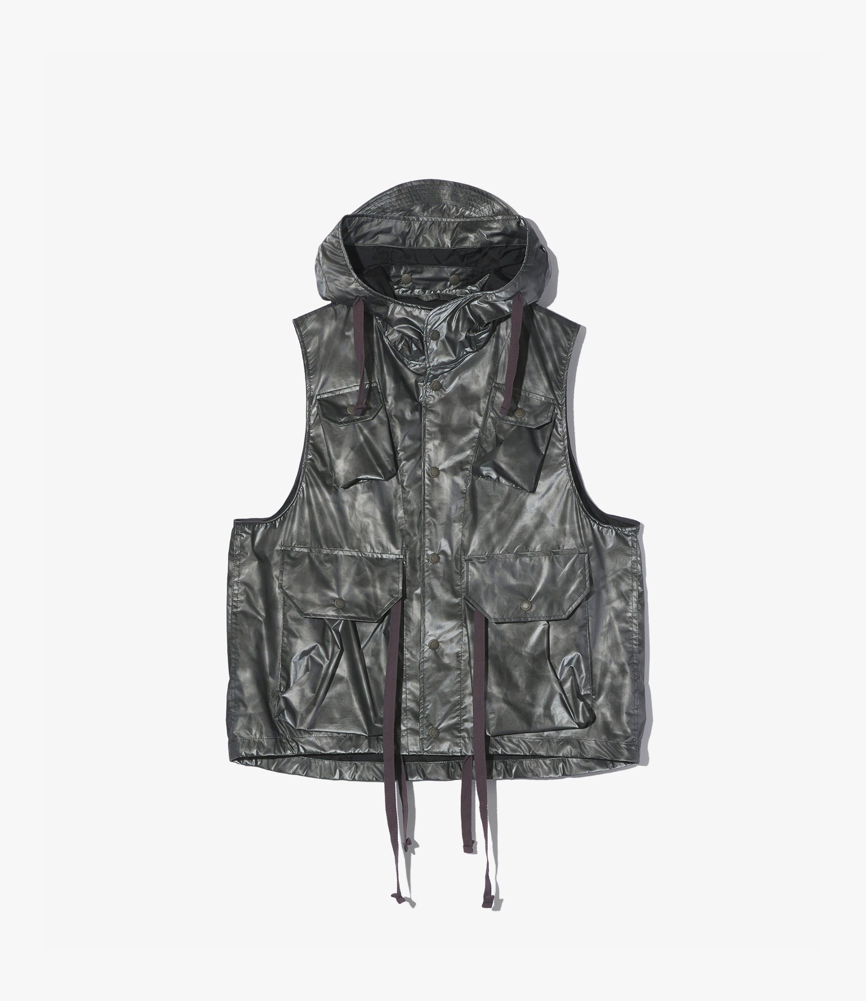 Field Vest – Silver Shadow Print Nylon