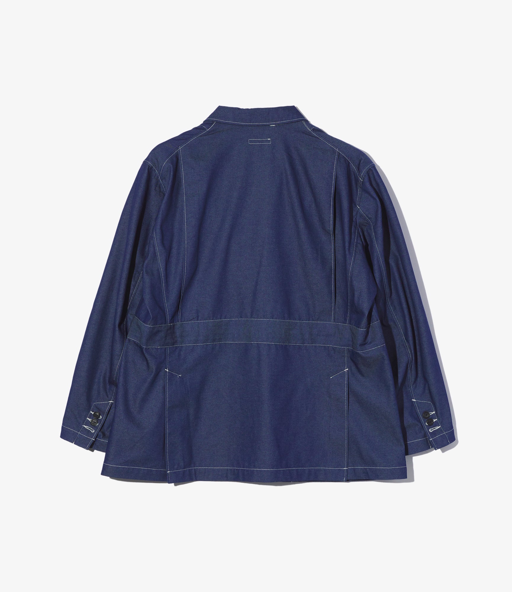 Folk Jacket – Indigo Cotton/Poly Denim