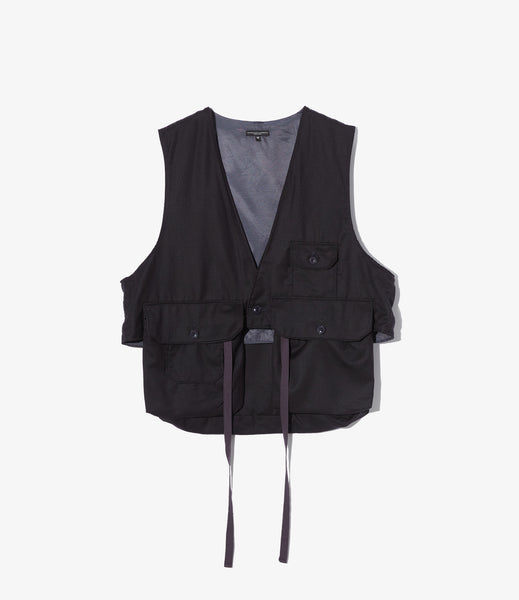 トップス Engineered garments Fowl vest S Engineered Garments Ripstop Fowl Vest, Red – Glasswing