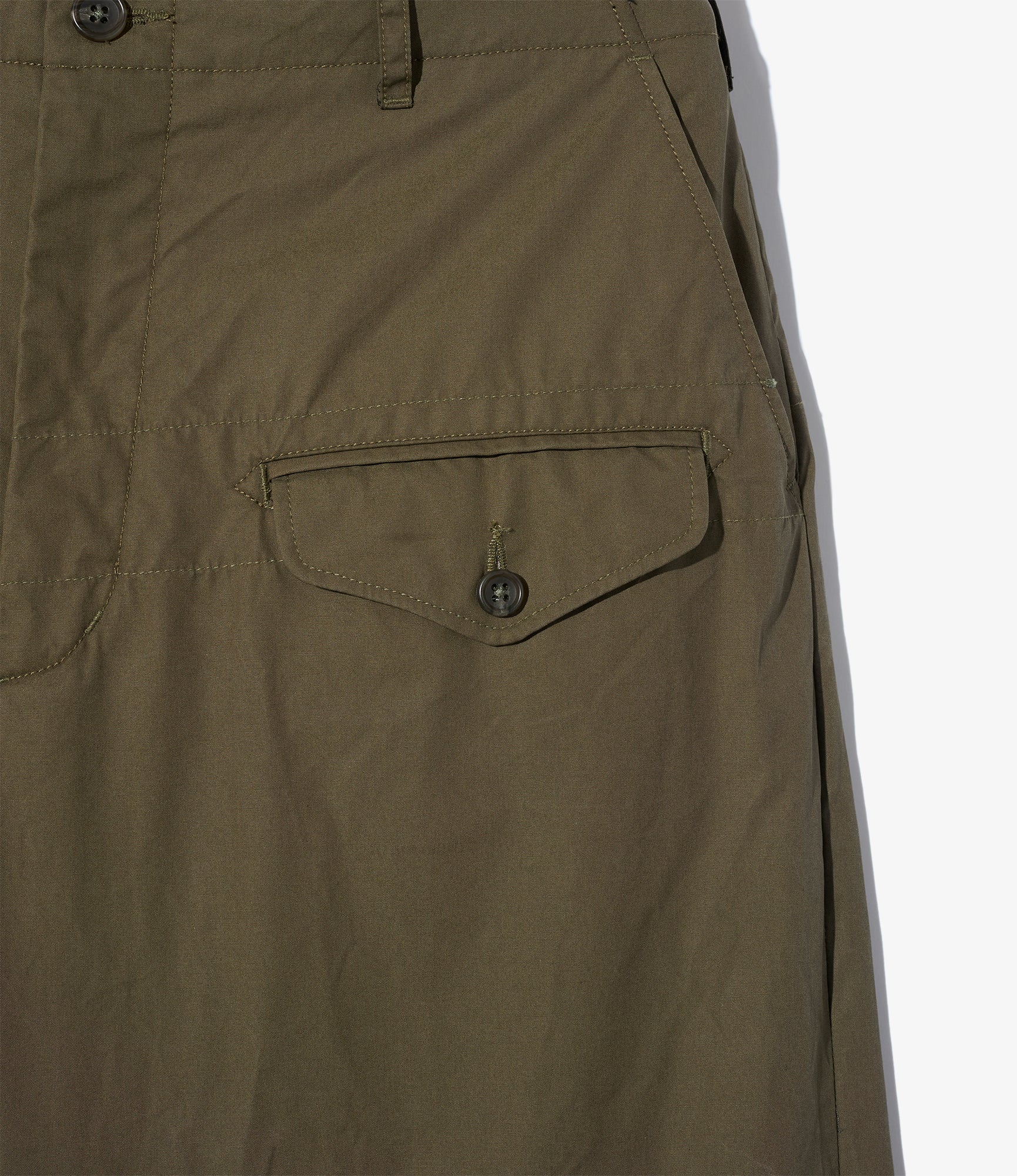 Gurkha Pant – Olive Coated Cotton Cloth