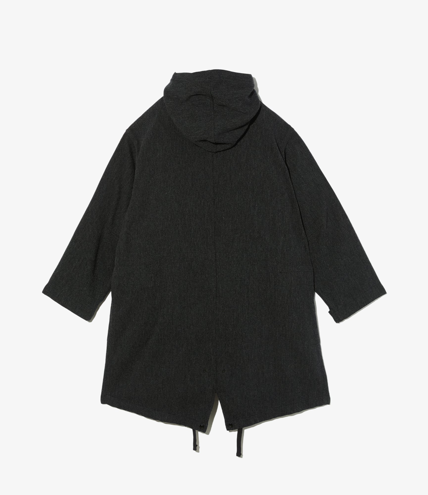 Highland Parka – Charcoal Heavy Tweed Blend