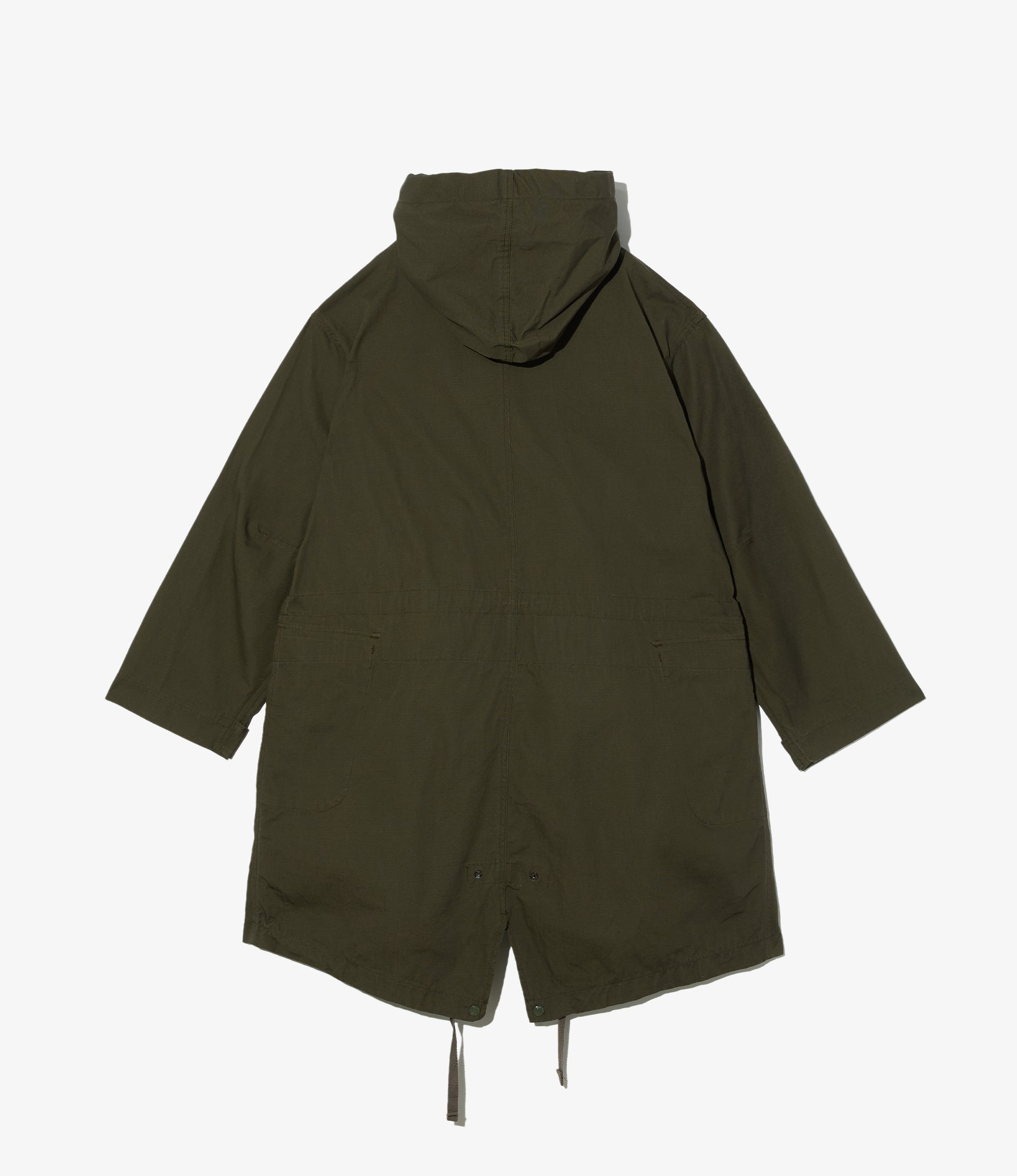Highland Parka – Olive Heavy Ripstop Cotton