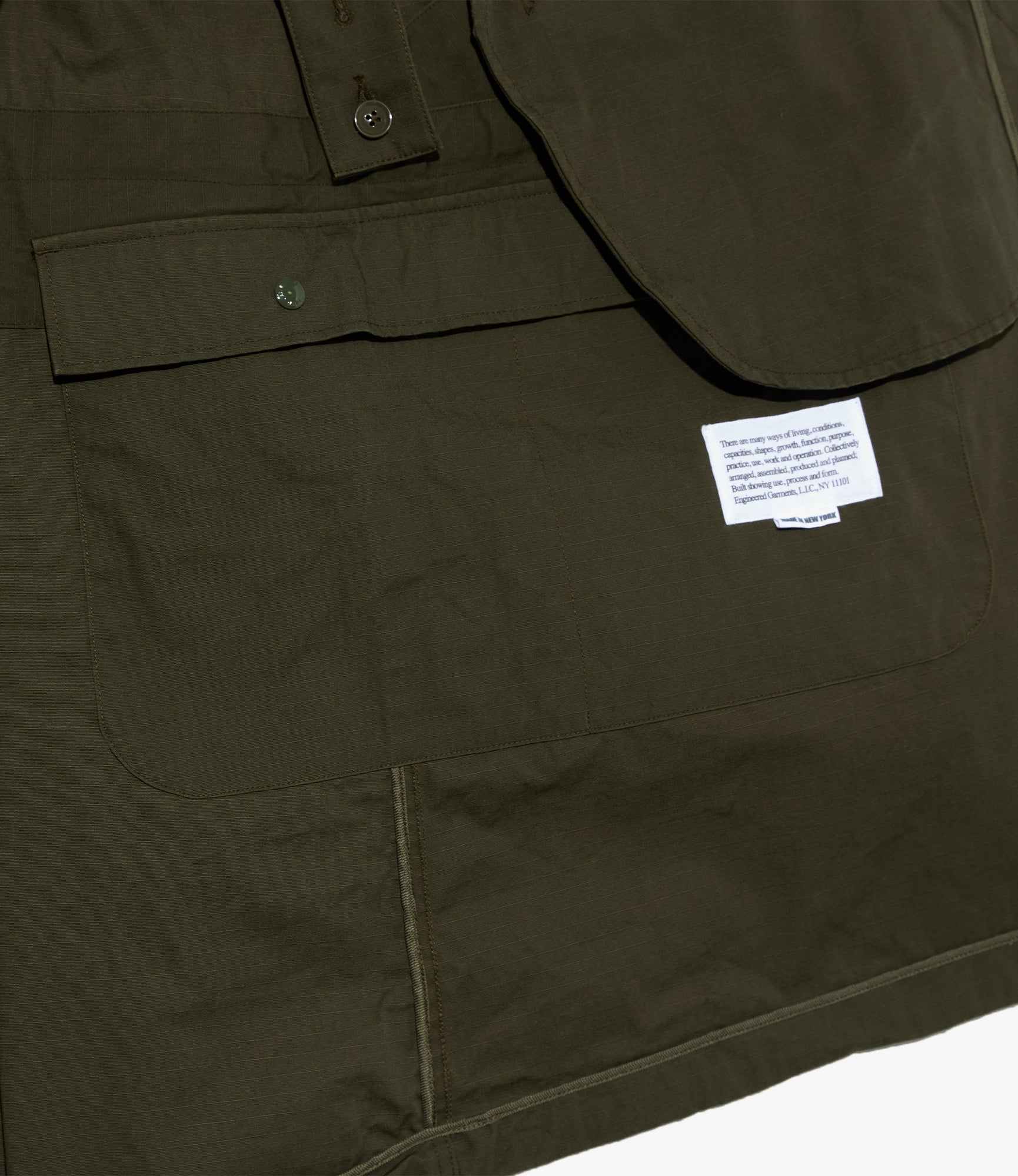 Highland Parka – Olive Heavy Ripstop Cotton