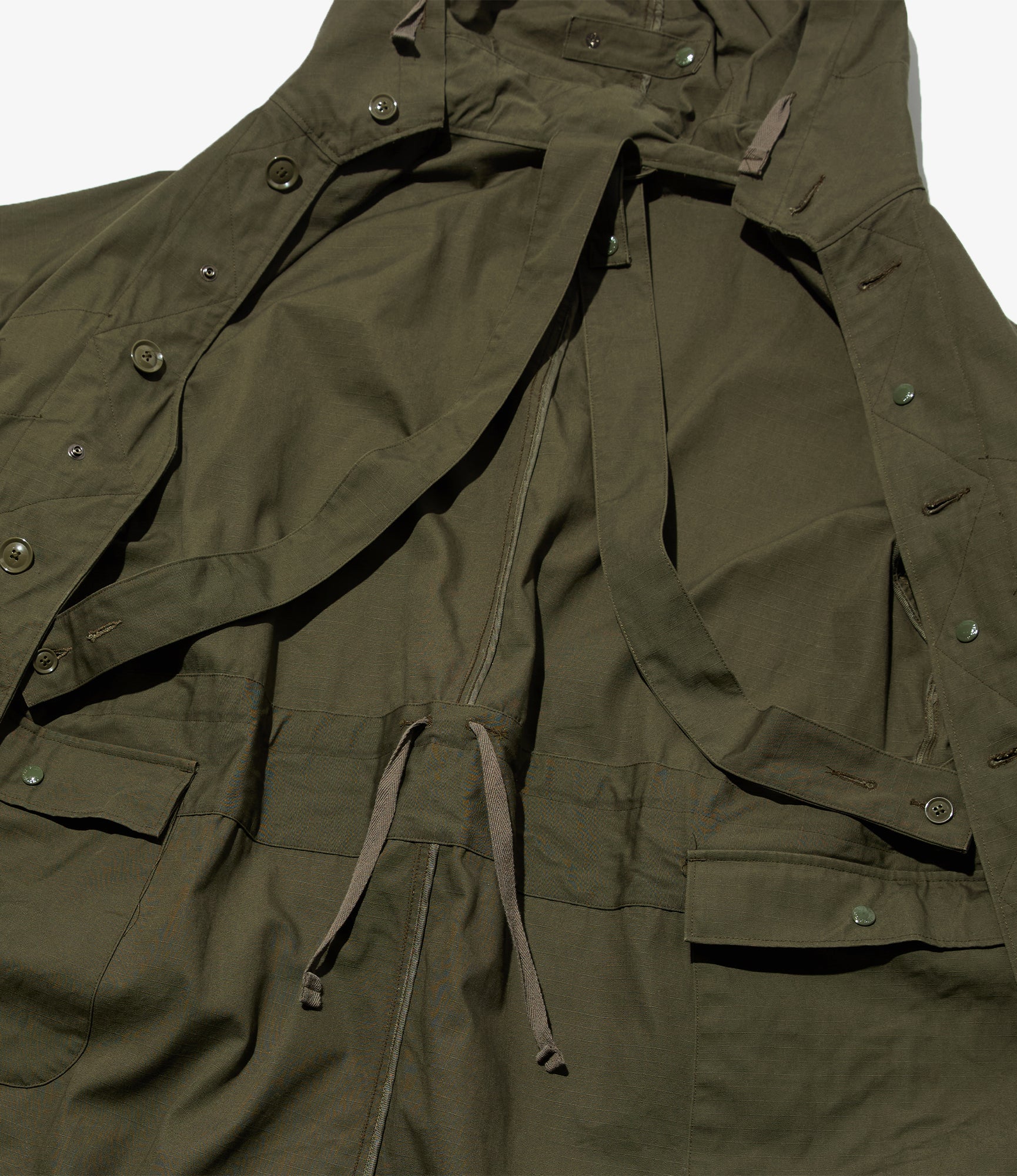 Highland Parka – Olive Heavy Ripstop Cotton