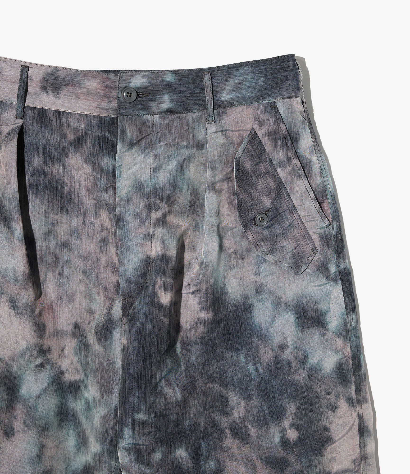 IAC Pant – Charcoal Smoke Print Polyester