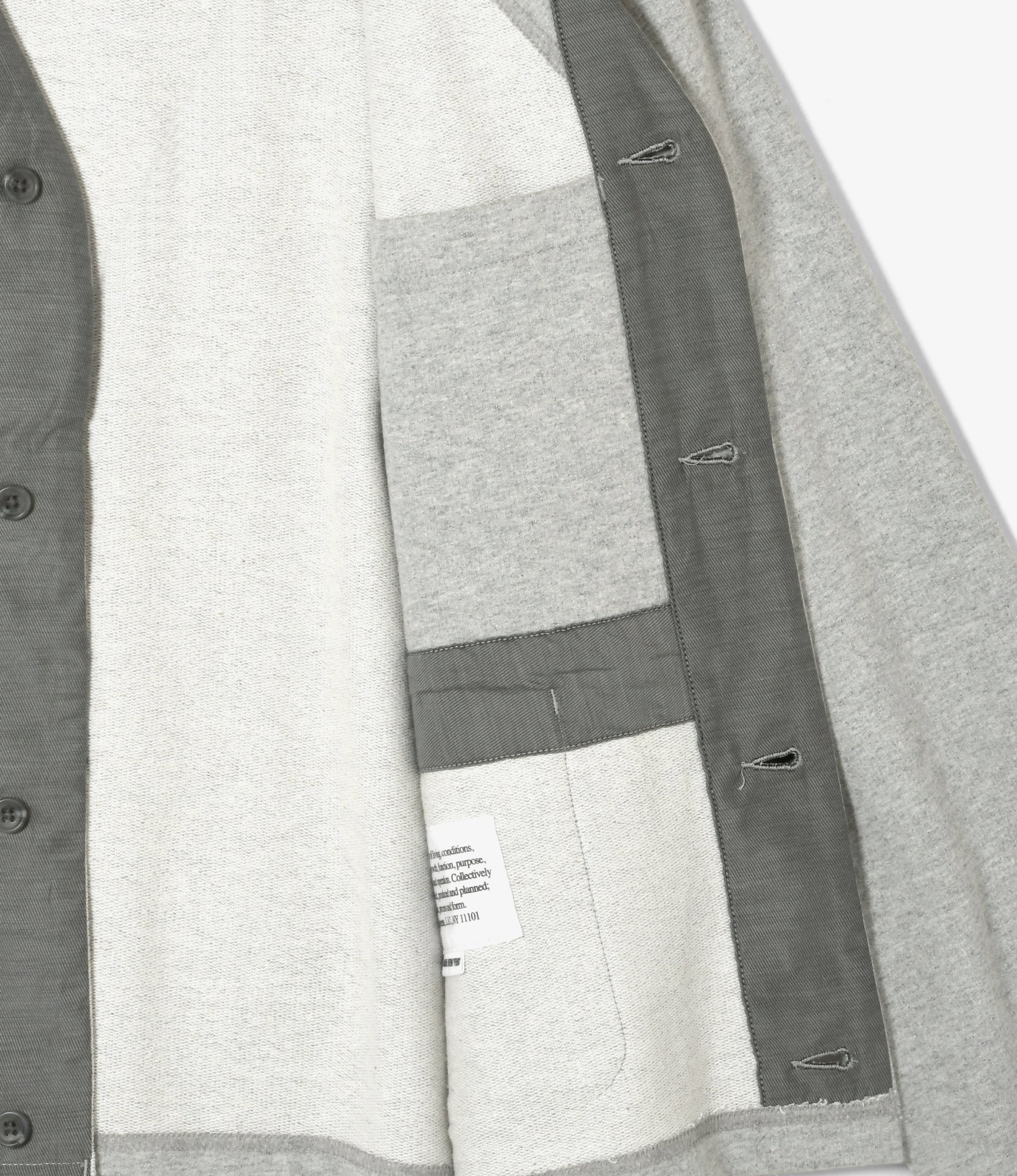 Knit Cardigan – Heather Grey French Terry