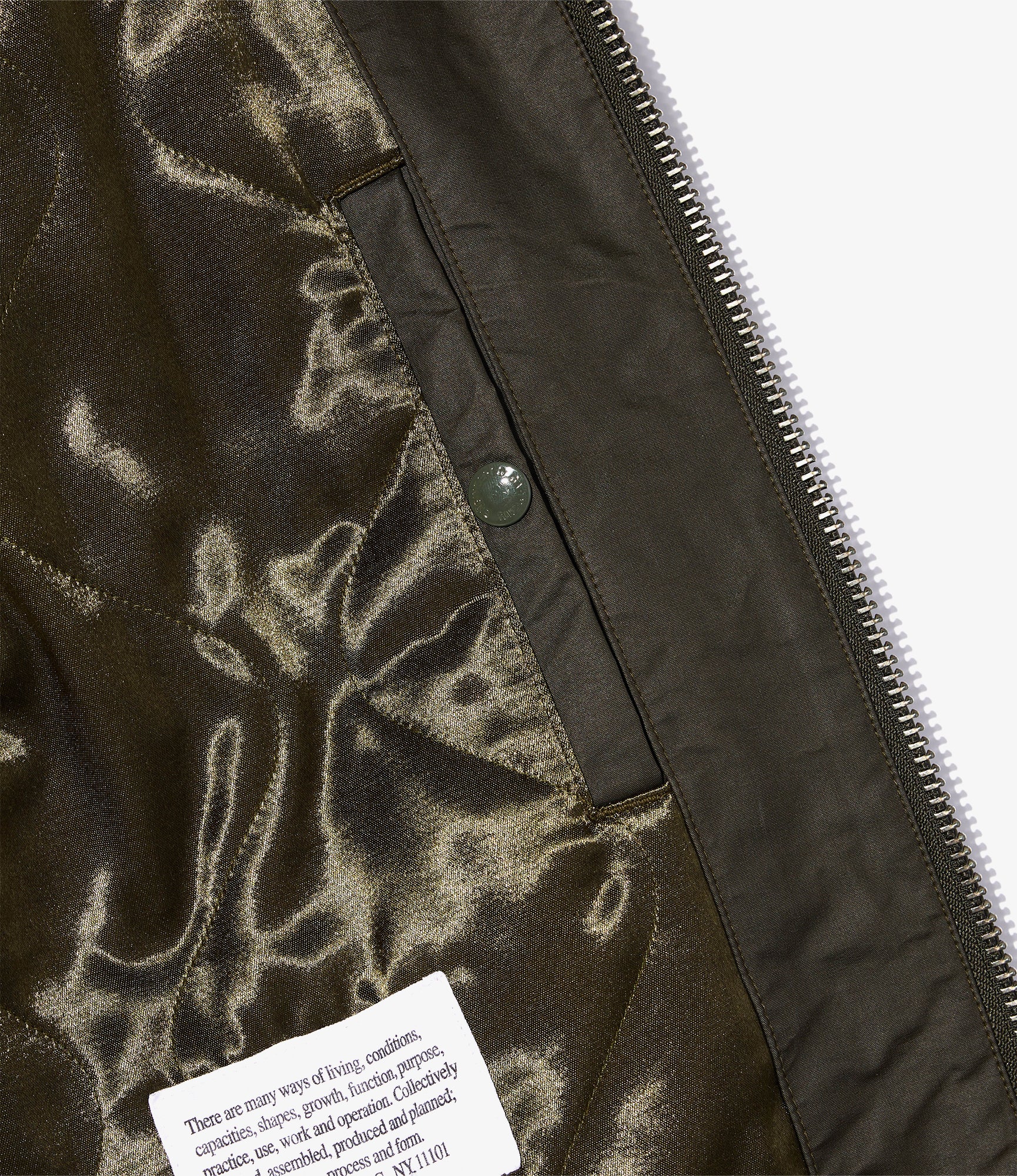 LL Jacket – Olive Coated Nyco