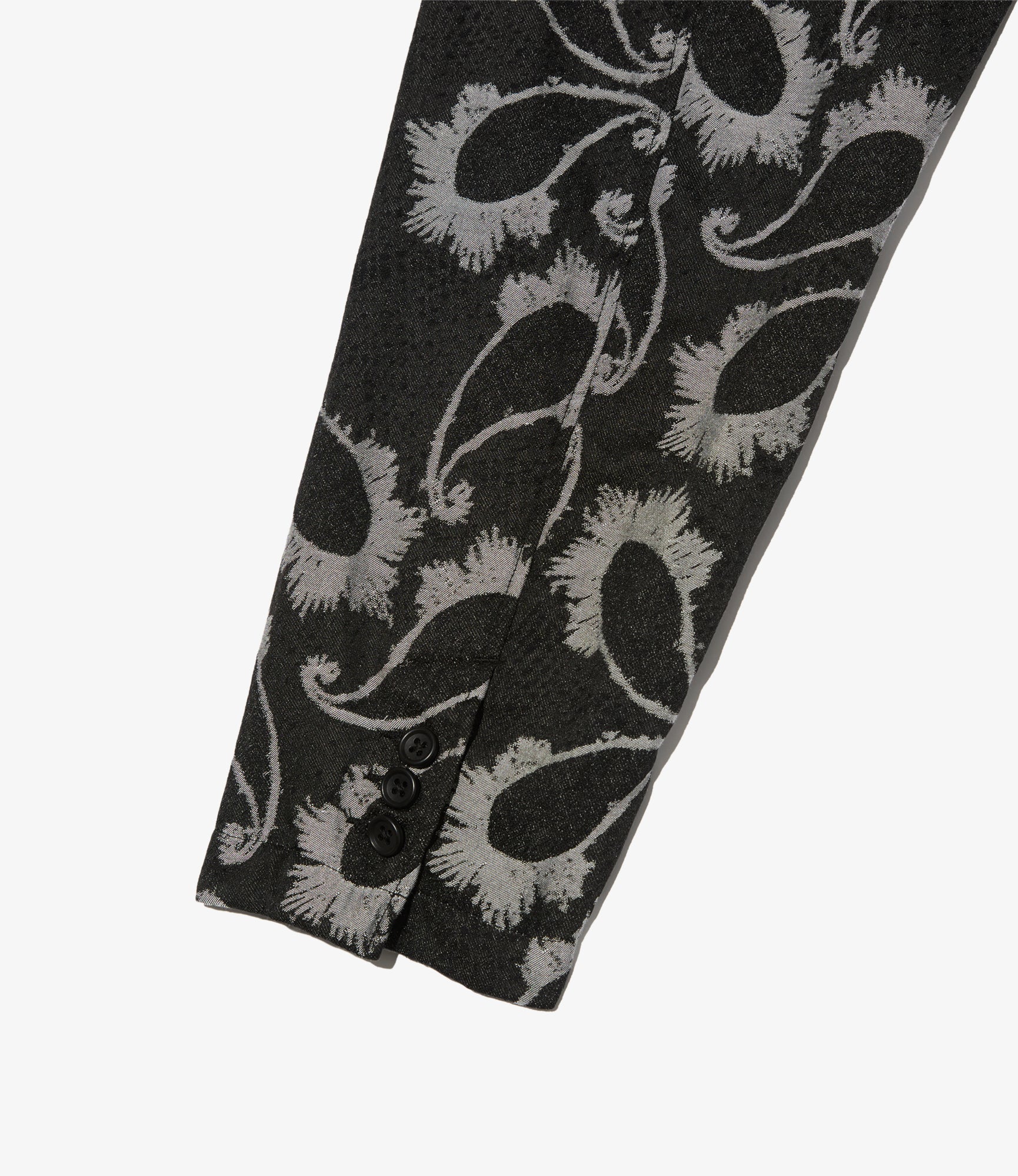 Loiter Jacket – Black Paisley Jacquard