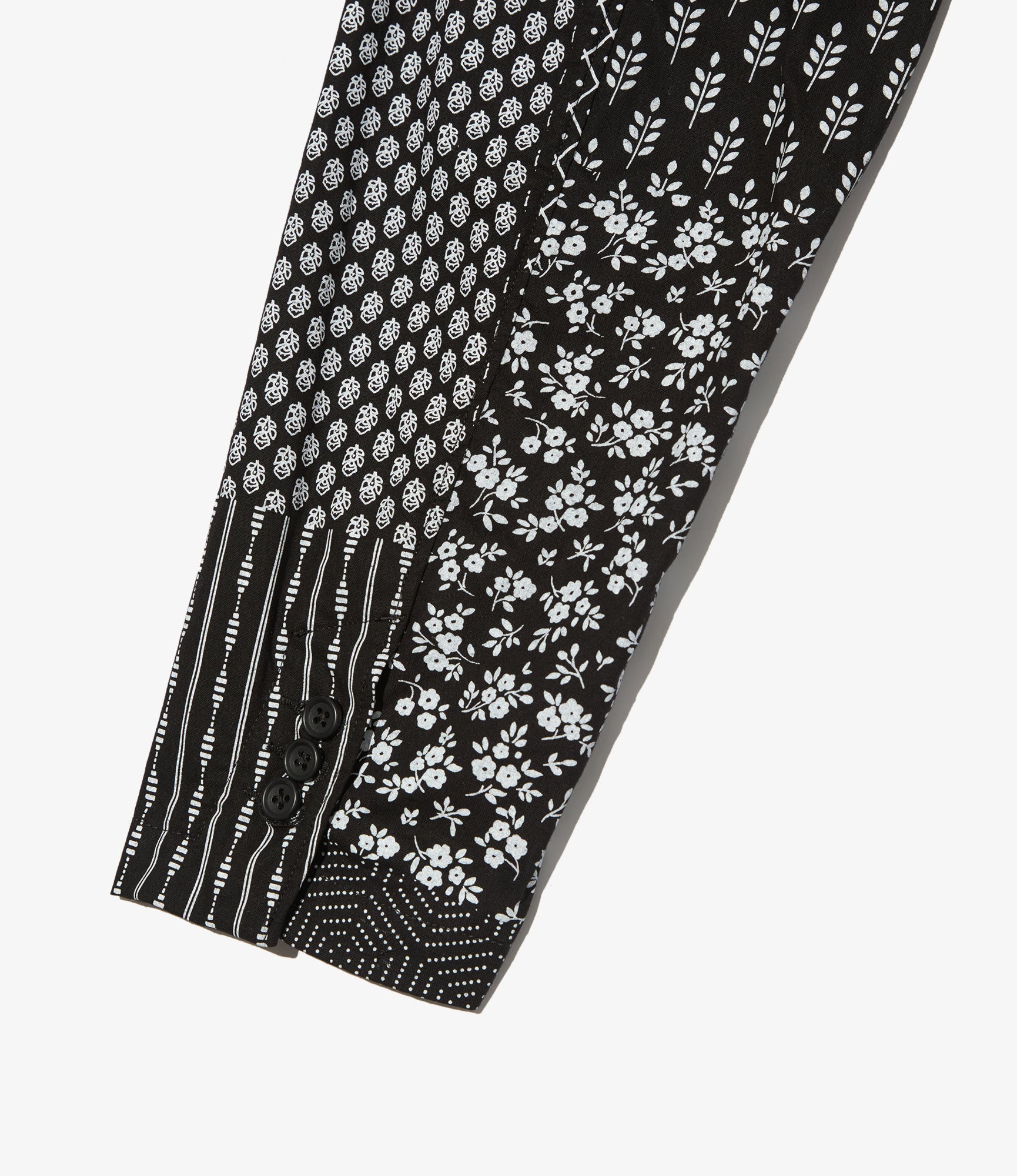 Loiter Jacket – Black/White Patchwork Print