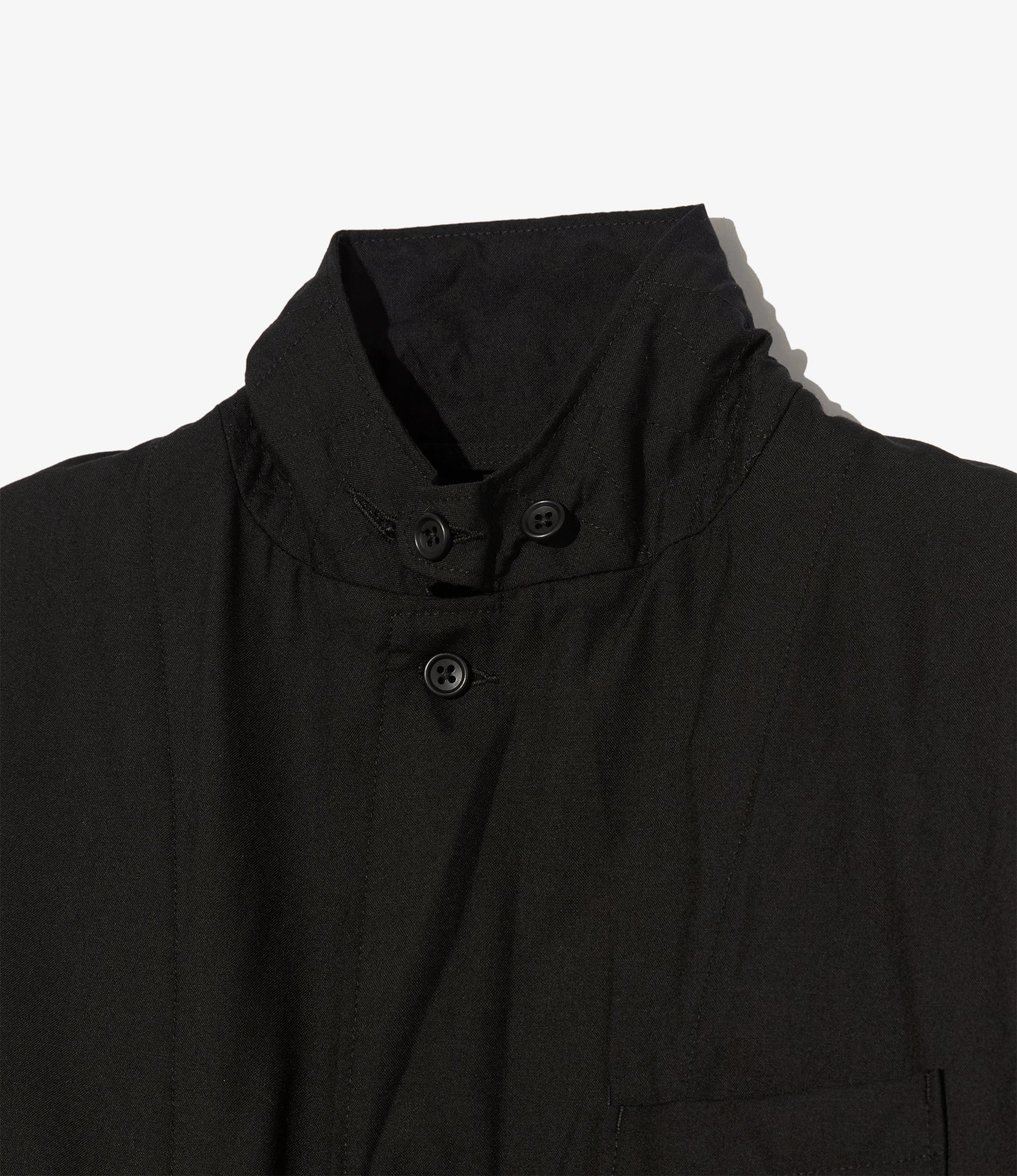 Loiter Jacket – Black Tropical Wool