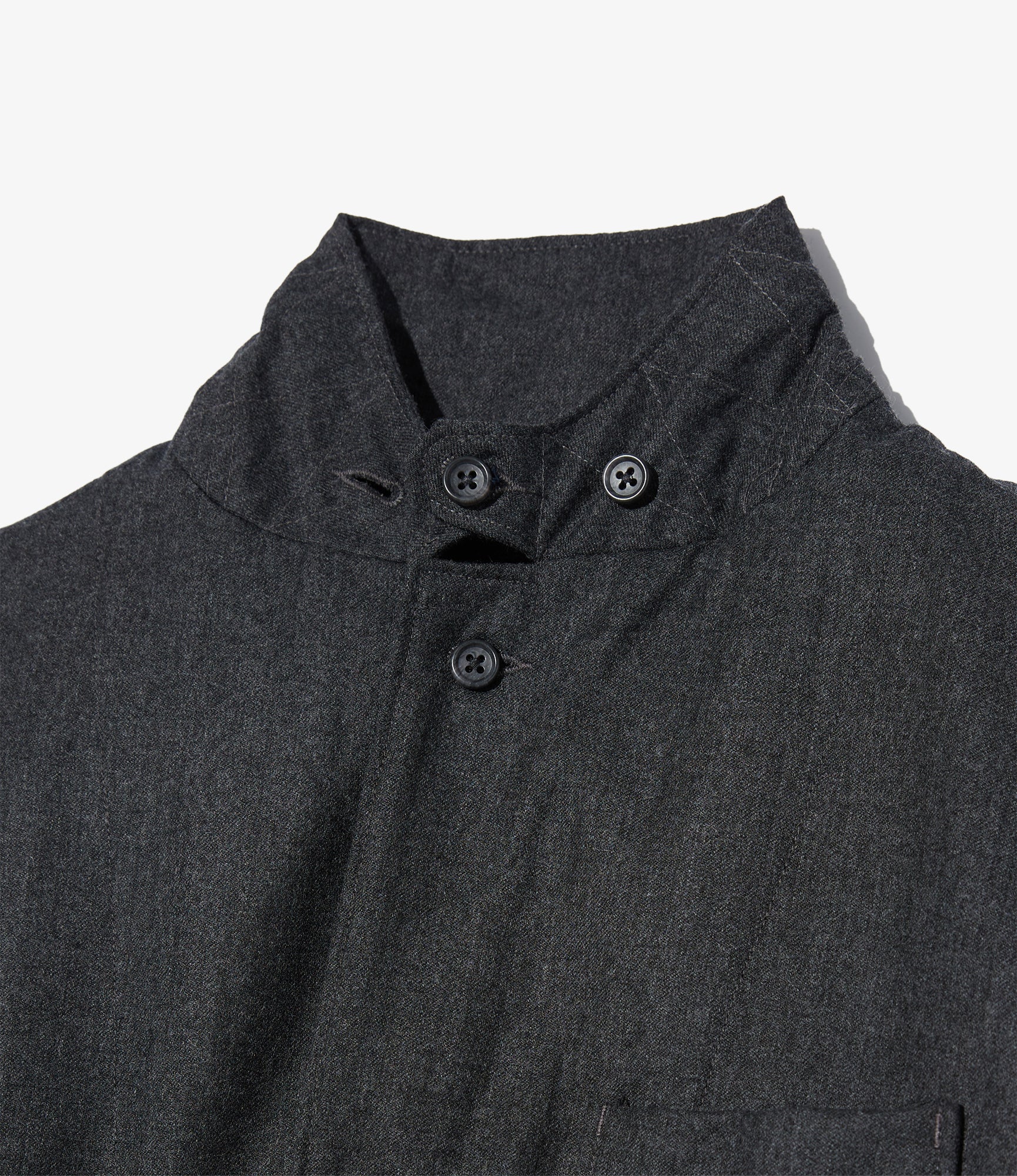 Loiter Jacket – Charcoal High Count Worsted Wool