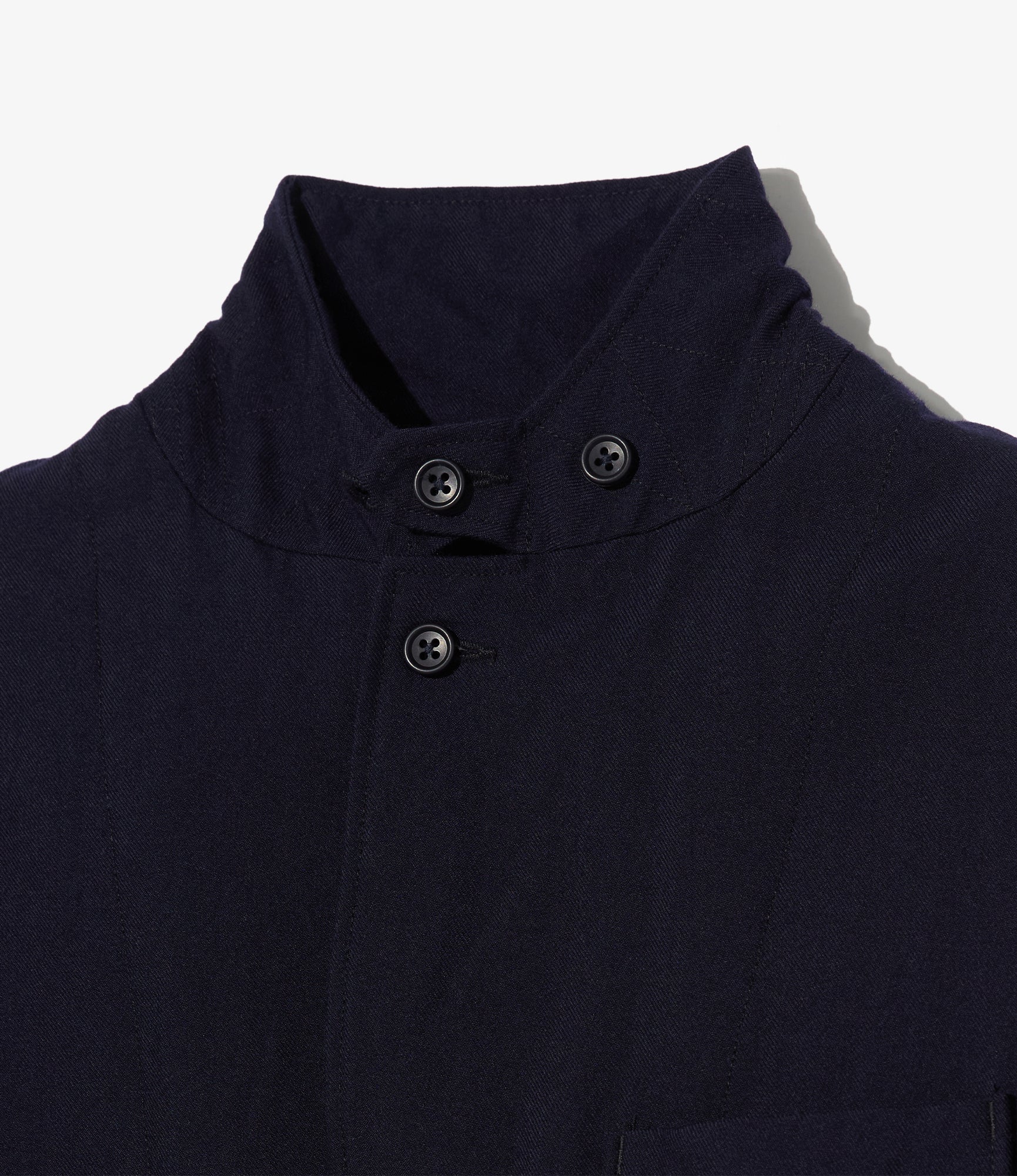 Loiter Jacket – Dark Navy Uniform Serge Wool