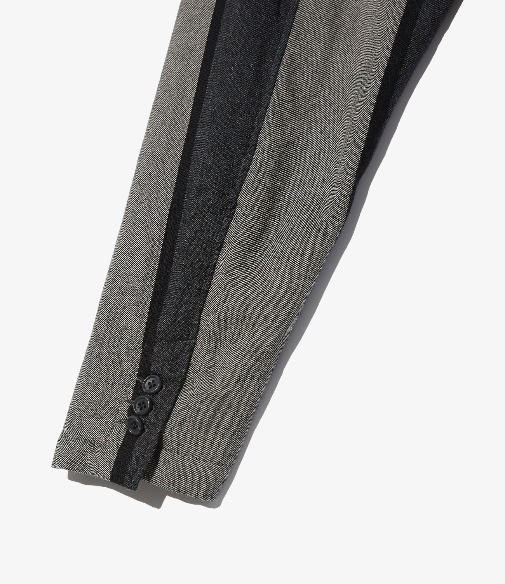 Loiter Jacket – Multicolour Wide Striped Worsted Wool