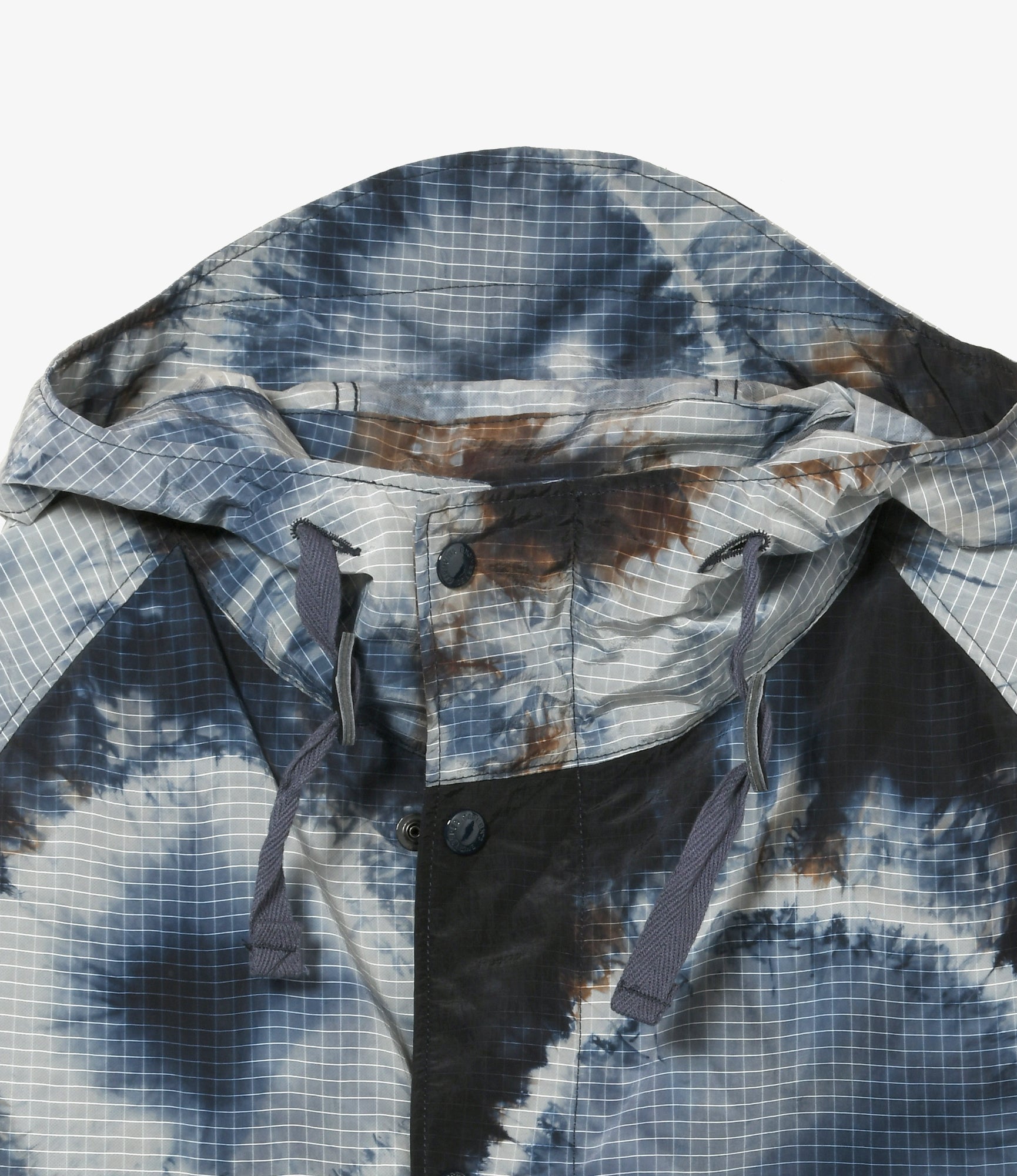 Lt Parka – Navy Tie Dye Ripstop Nylon