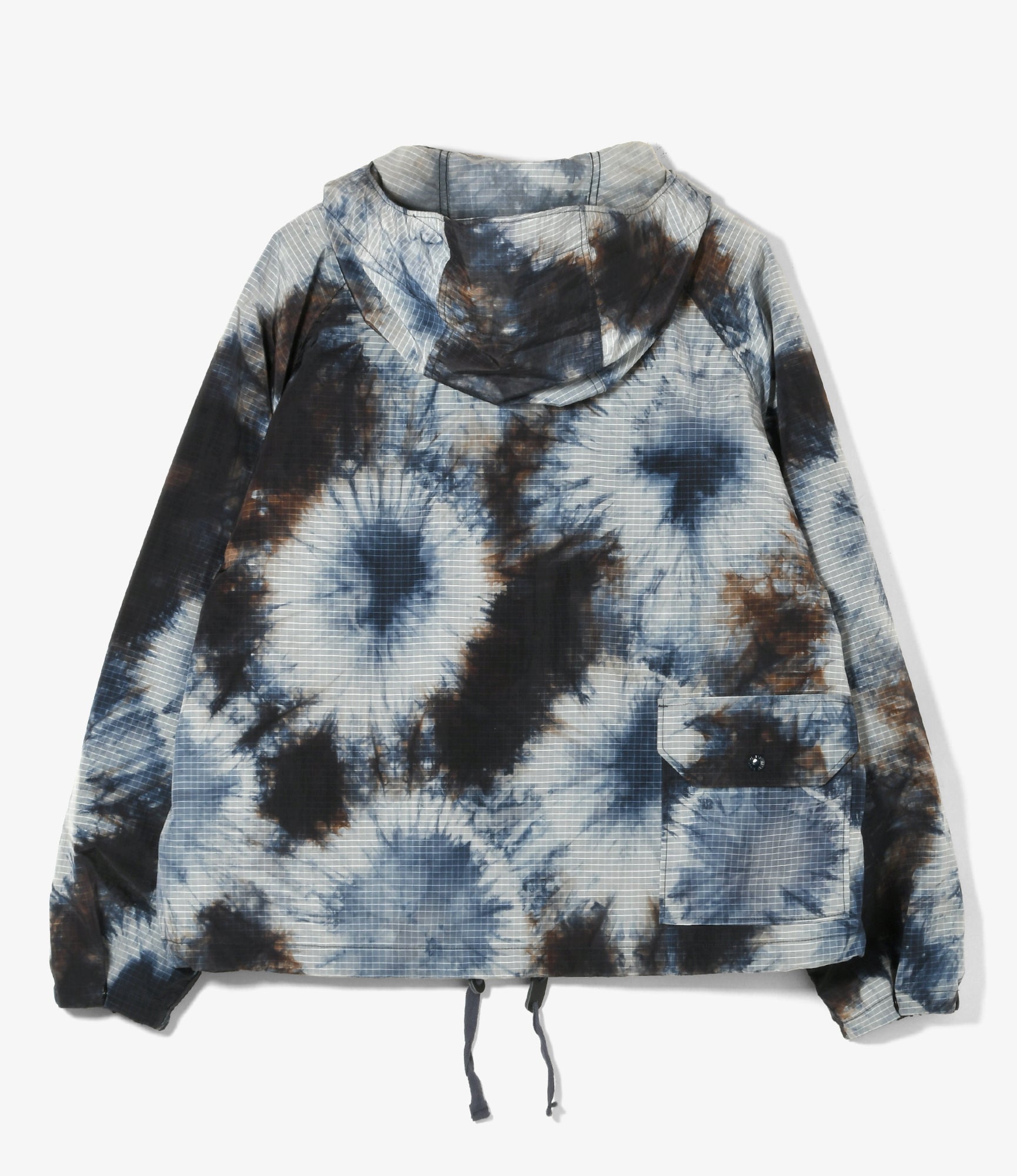 Lt Parka – Navy Tie Dye Ripstop Nylon
