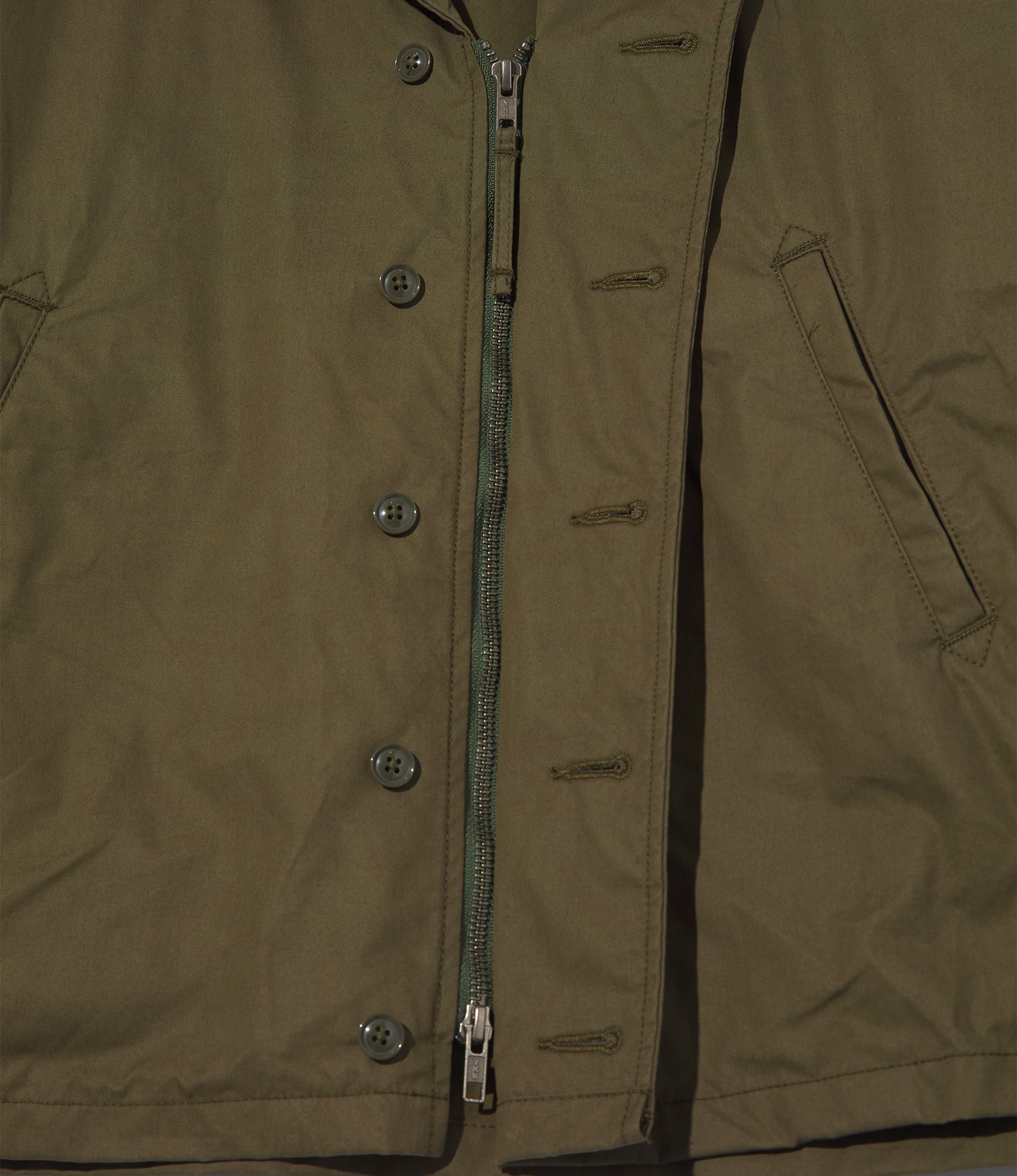 M41 Jacket – Olive Coated Cotton Cloth