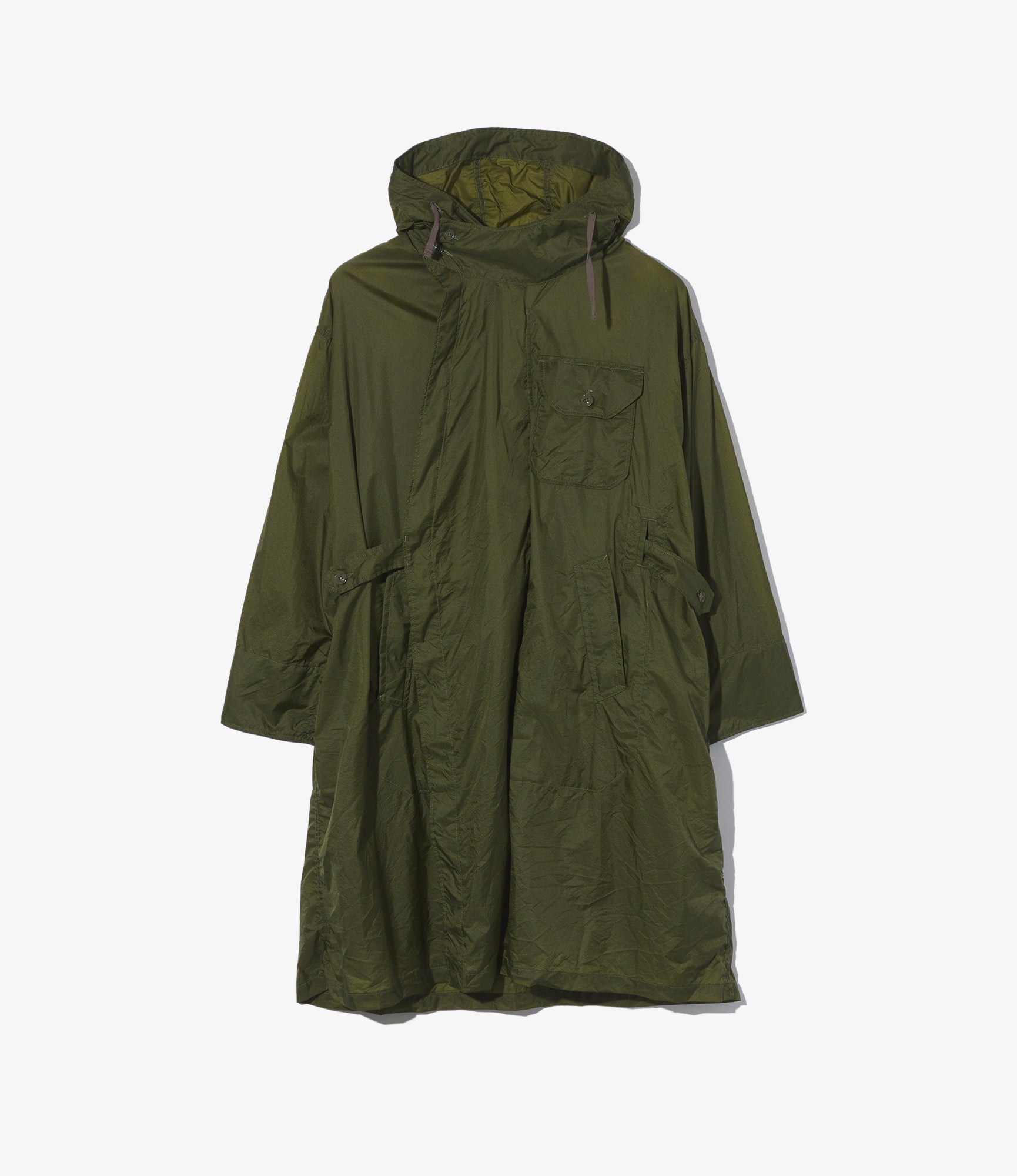 MG Coat – Olive Micro Ripstop Nylon