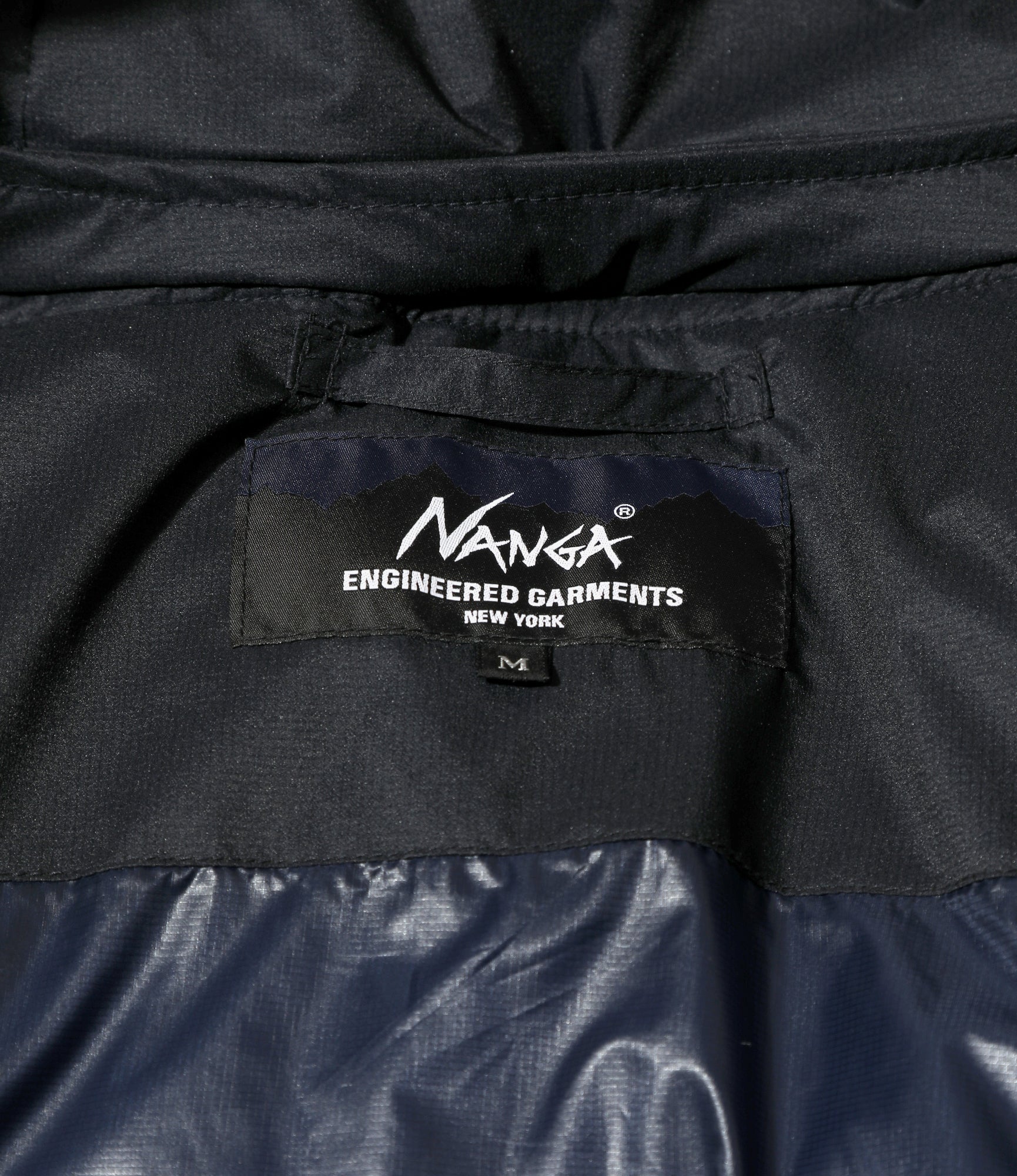 Detachable Down Coat – Dark Navy Nylon