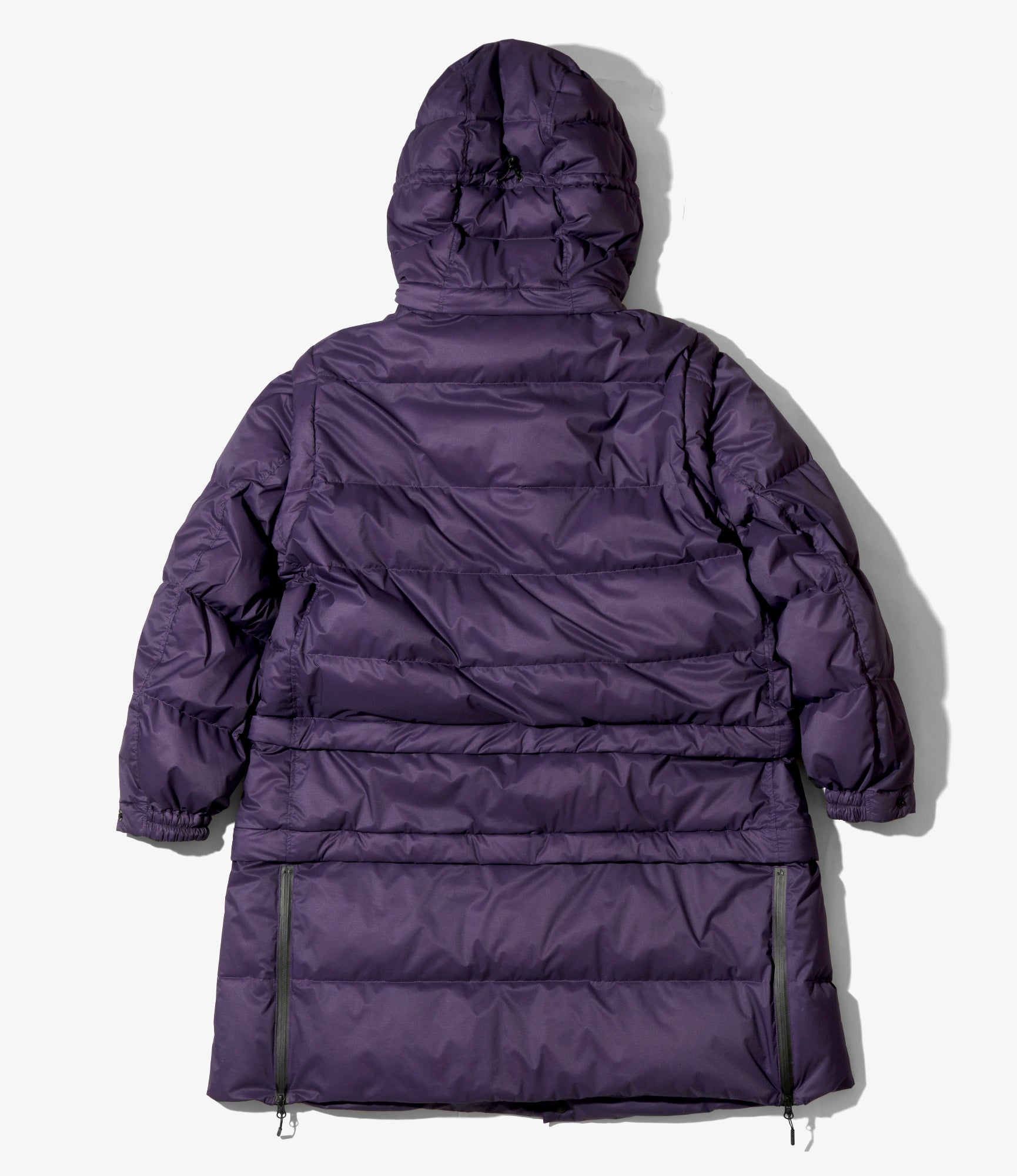 Detachable Down Coat – Purple Nylon