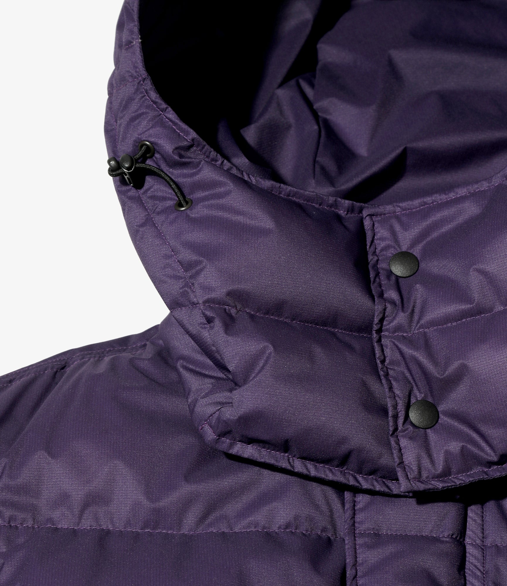Detachable Down Coat – Purple Nylon